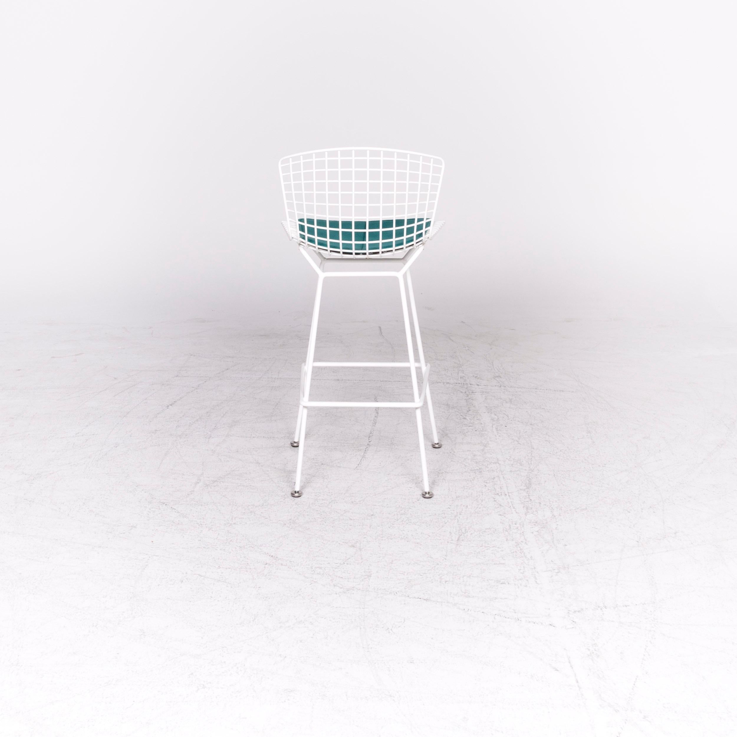 Knoll International Bortoia Bar Chair Designer Metal Chair Armchair White 5