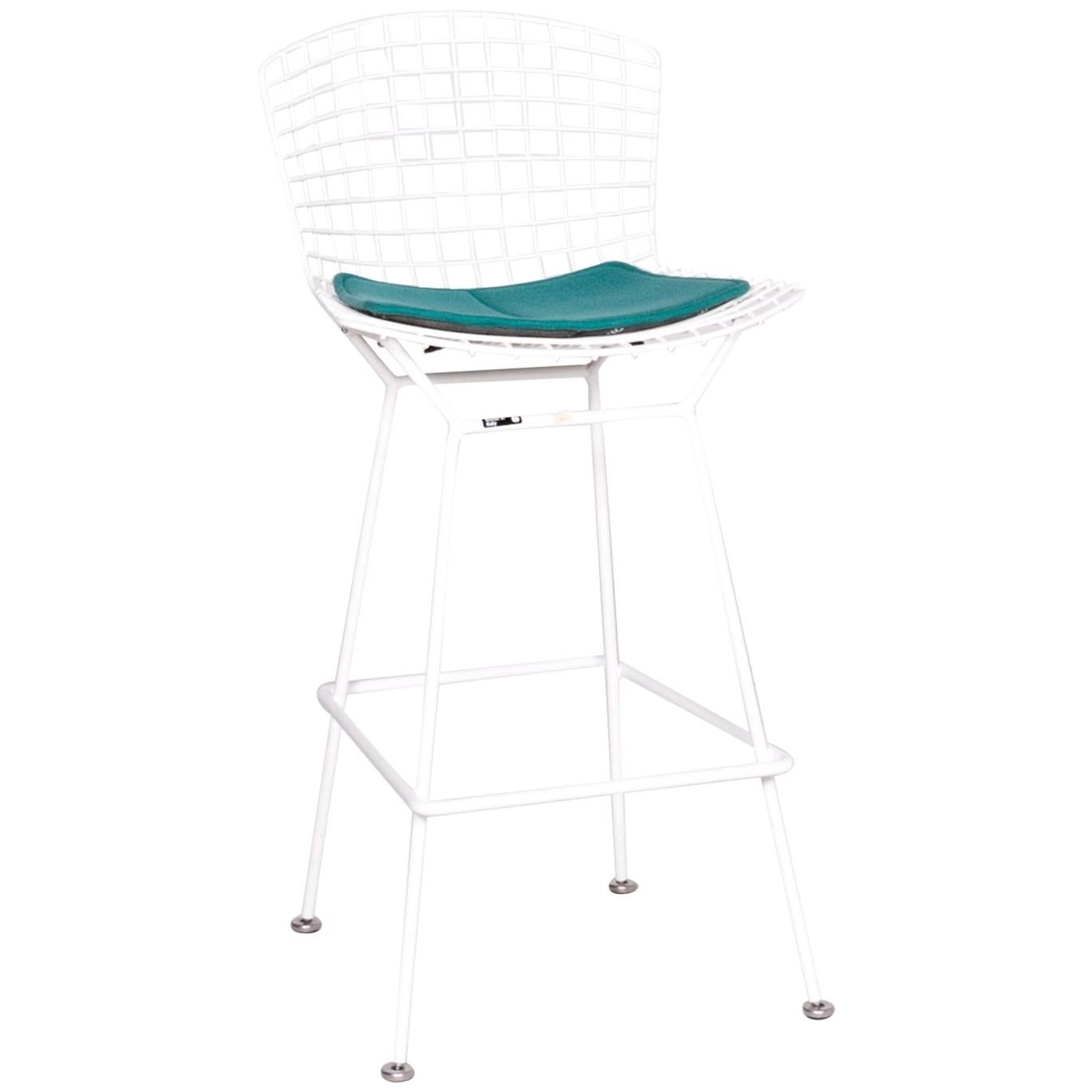 Knoll International Bortoia Bar Chair Designer Metal Chair Armchair White