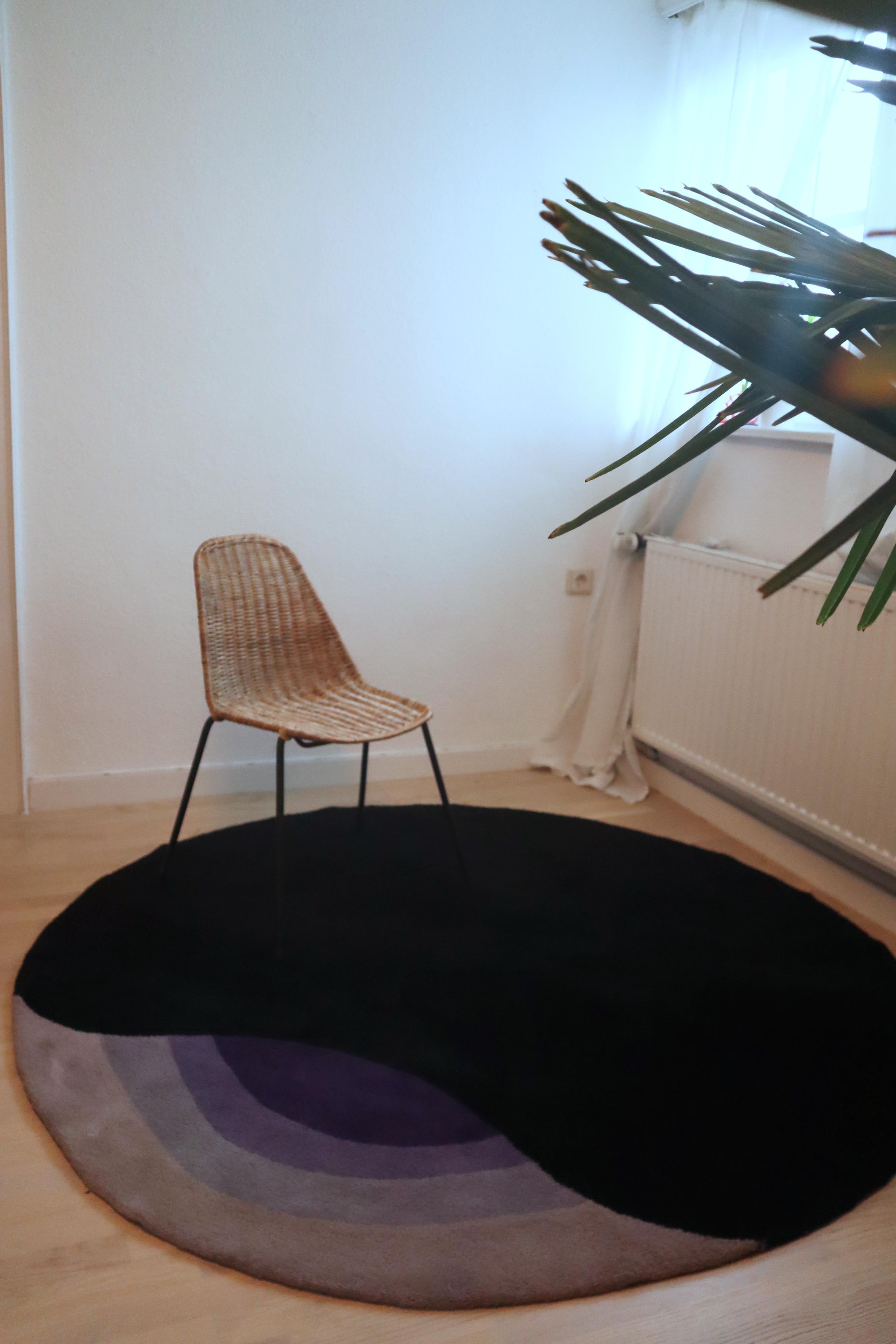 Tappeto Knoll International Model No. 8 Occhio di Sigrid Wylach, anni '80 in vendita 9