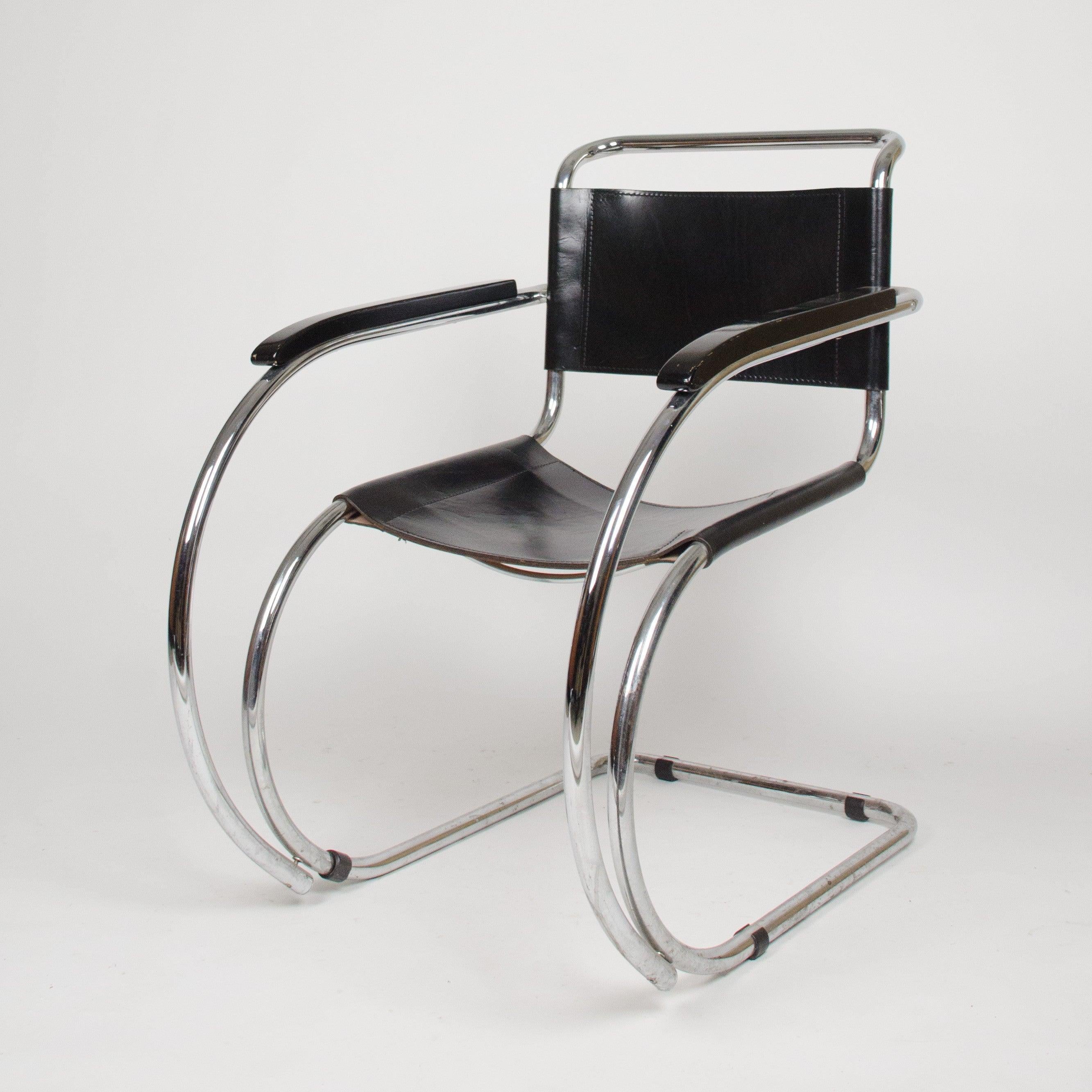 Modern Knoll International Mies Van Der Rohe MR20 Armchairs Bauhaus Eames (1 pair)