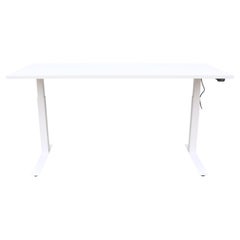 Knoll K.K. Stand Scrivania elettrica ad altezza regolabile rettangolare di colore bianco