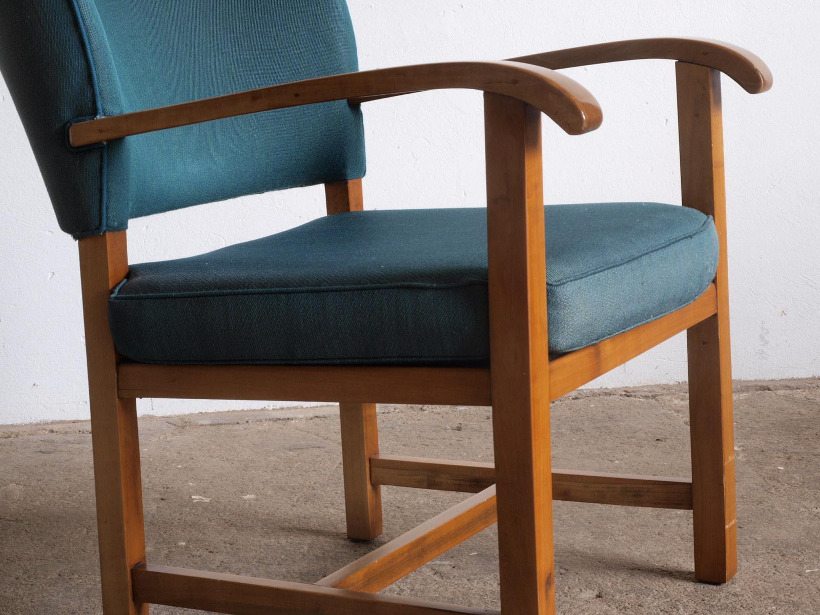 Fruitwood Knoll Lounge Chairs ca. 1940s