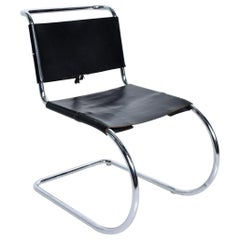 Knoll, Ludwig Mies van der Rohe, MR Chair Tubular Chrome Leather Chair