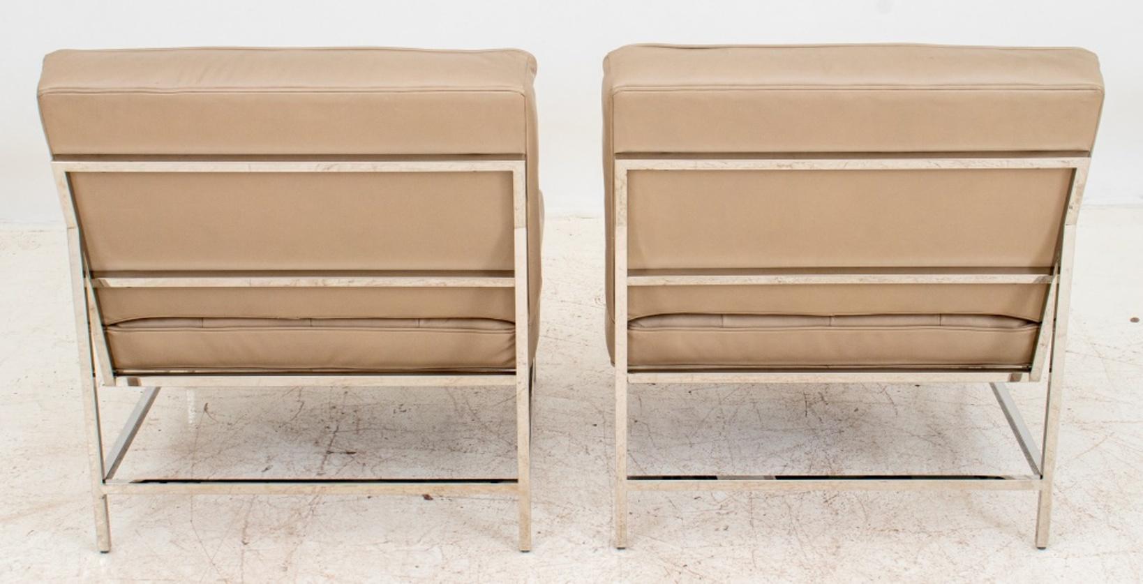 Knoll Manner Gold & Williams Major Lounge Chair, Pair In Good Condition In New York, NY