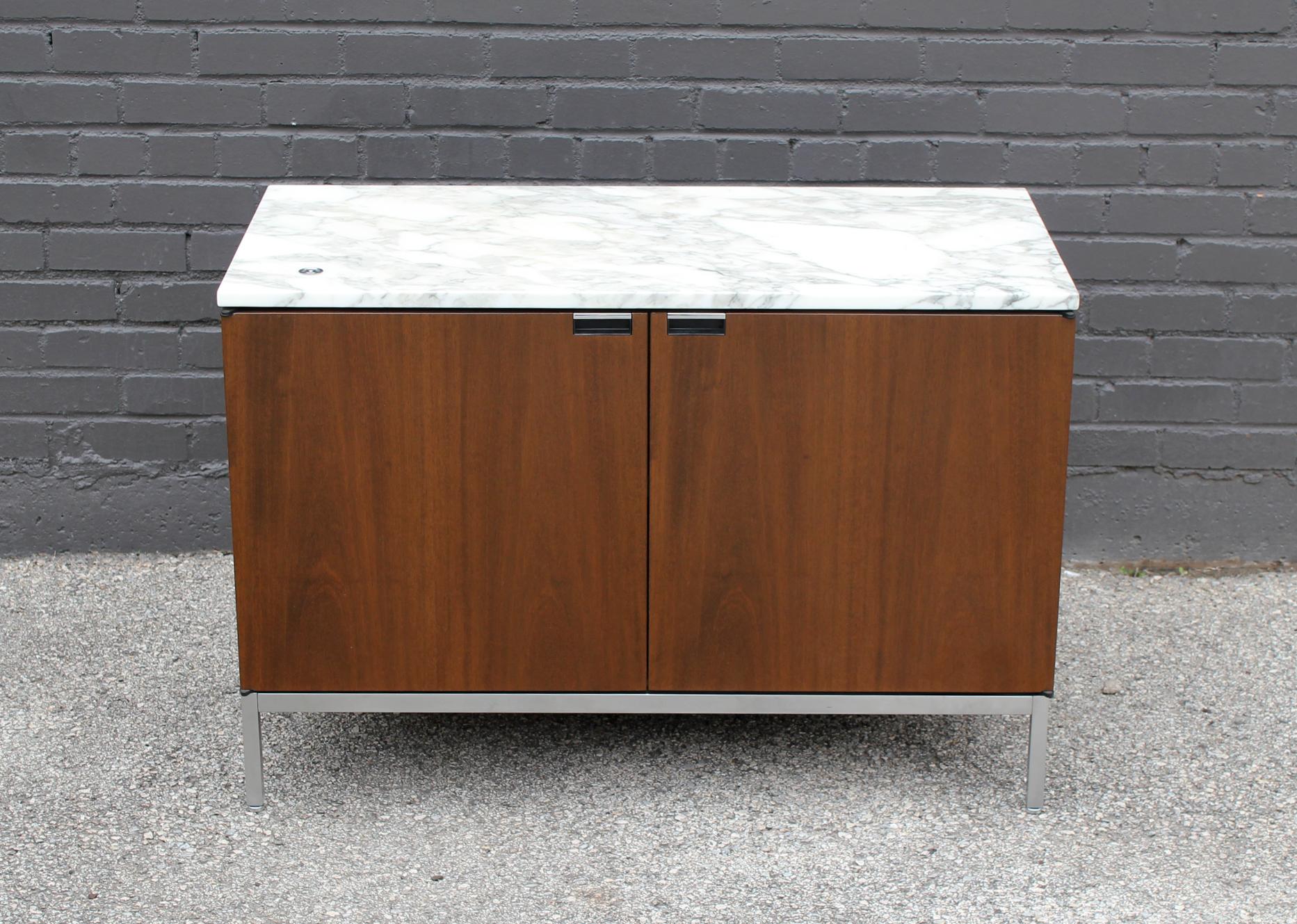 knoll credenza marble top