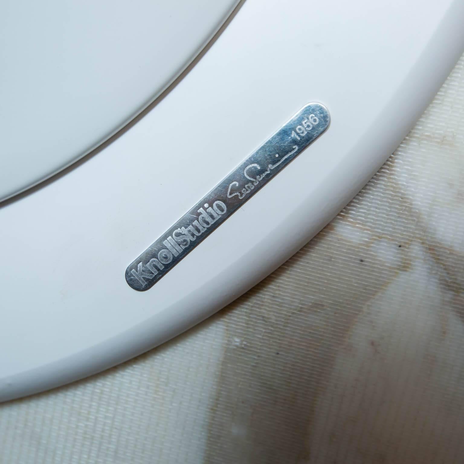 Eero Saarinen vowed to address the “ugly, confusing, unrestful world” he observed underneath chairs and tables -- the so-called 