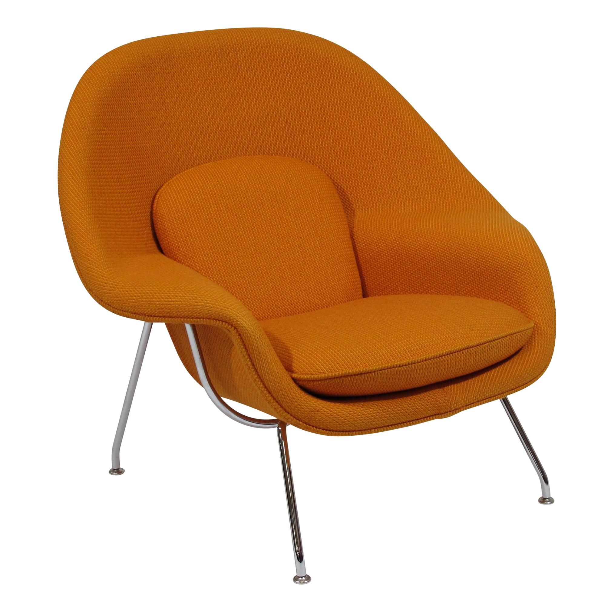 Knoll Medium Womb Chair in Orange Cato