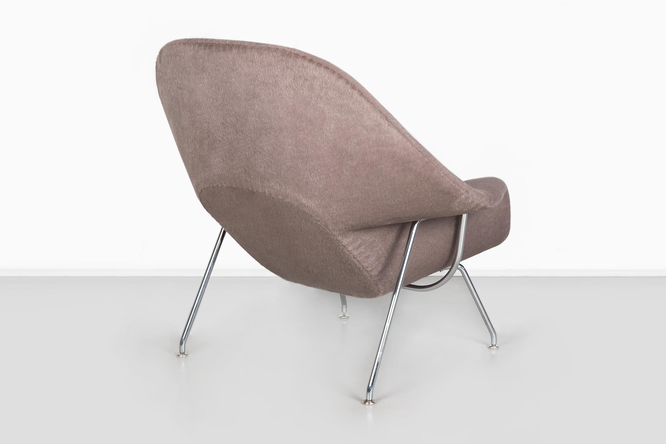 Knoll Medium Womb Chair Upholstered in Alpaca 1