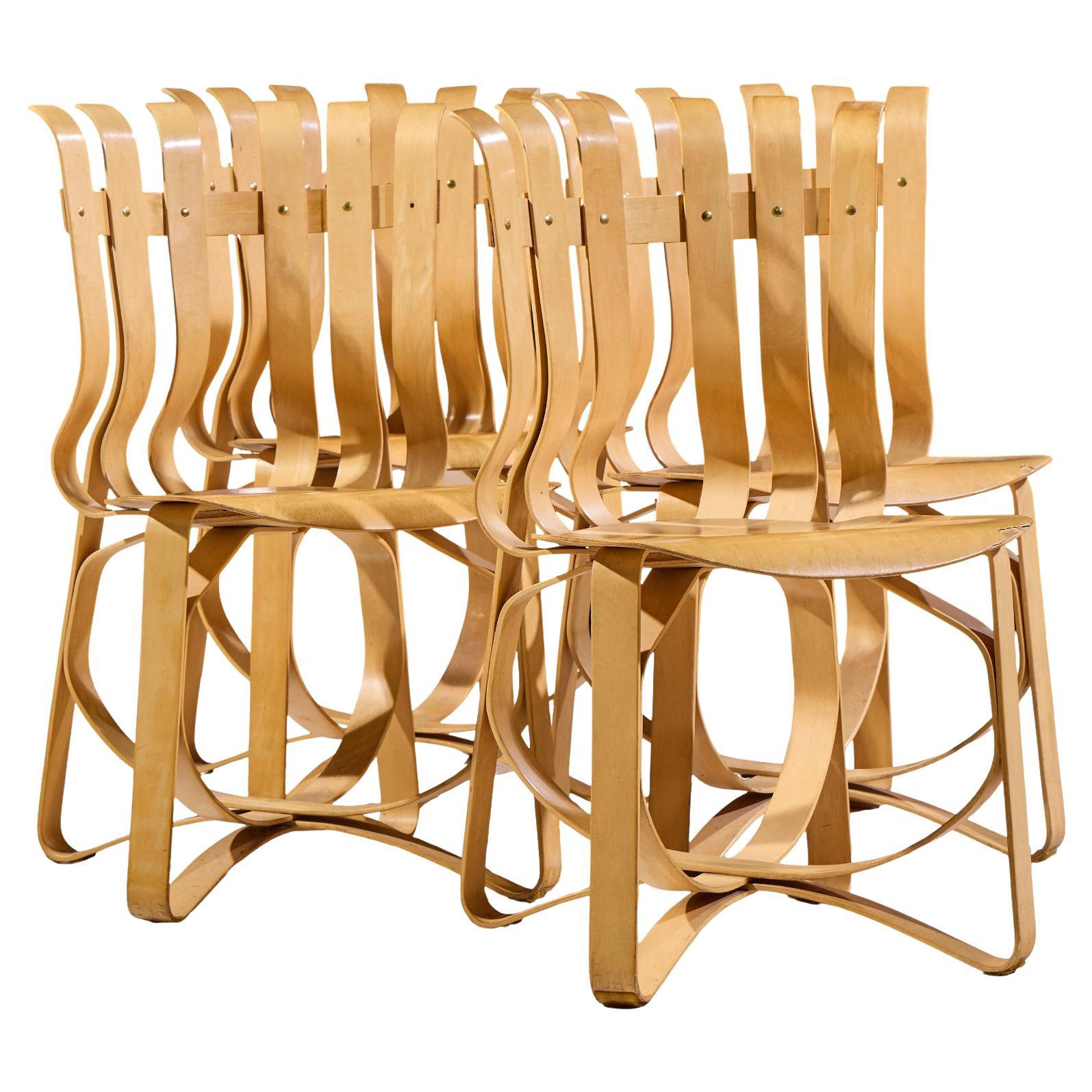 Knoll Mid Century Hat Trick Chairs - Set of 4