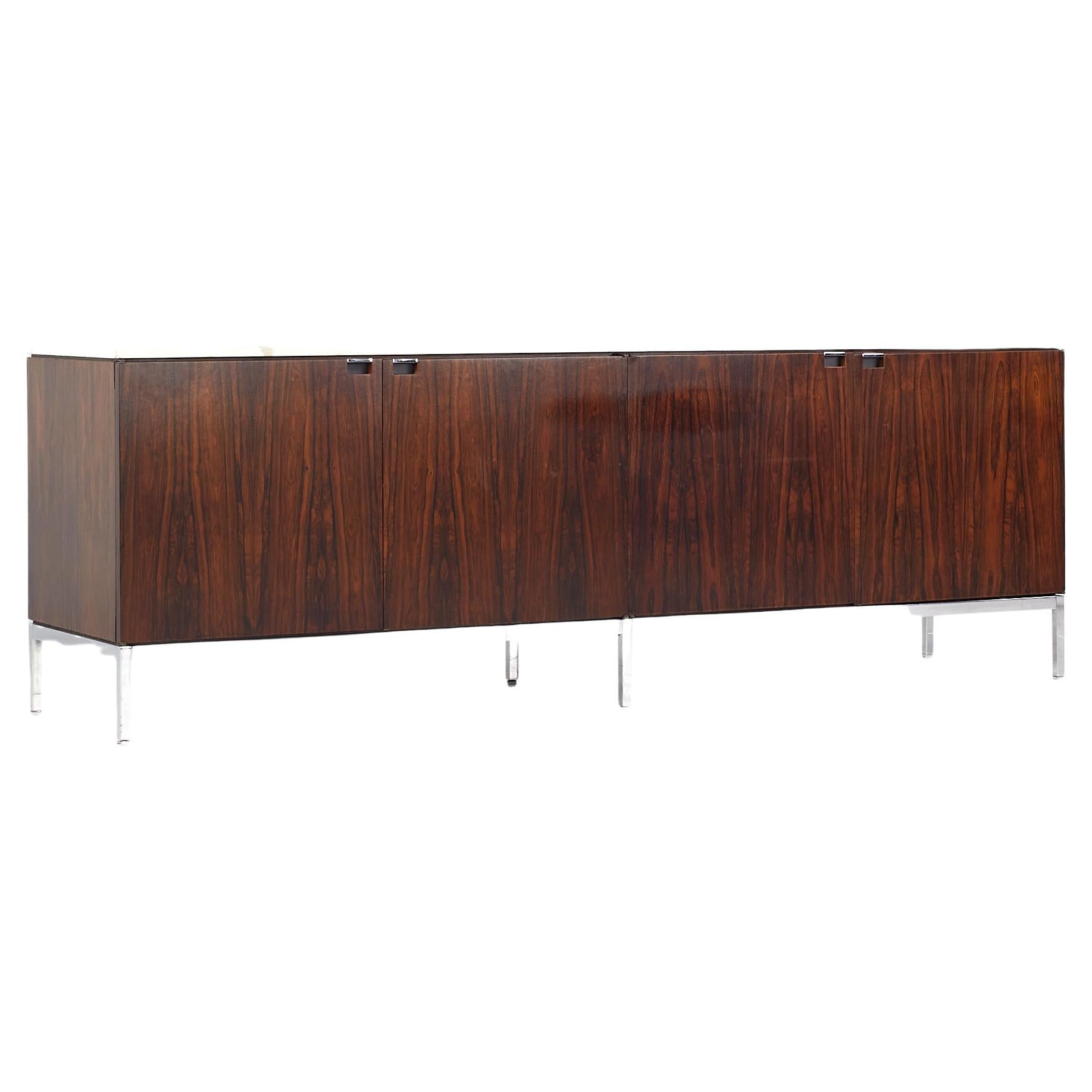 Marble Top MidCentury Credenza by Martinsville at 1stDibs