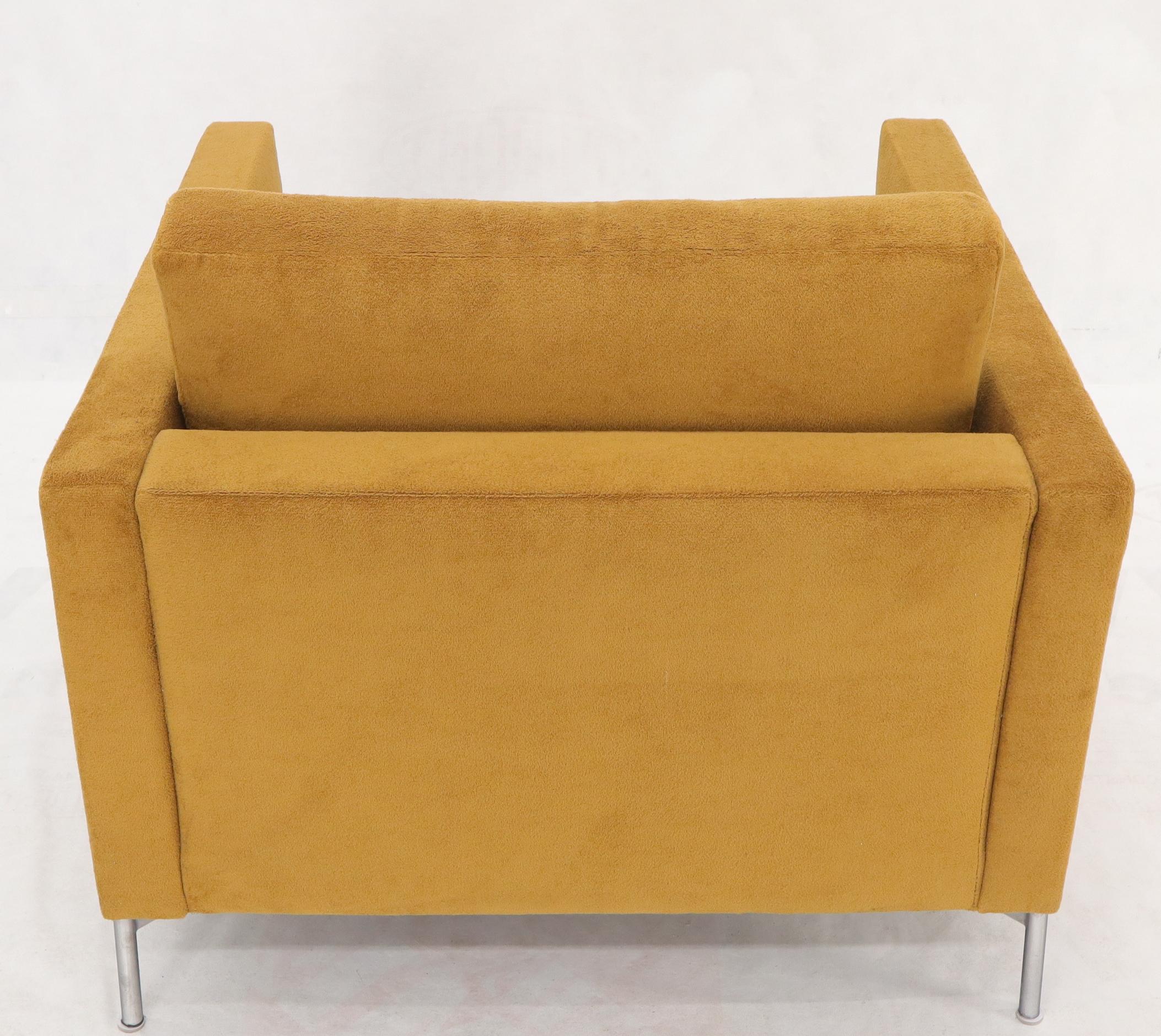 Knoll Mid-Century Modern Box Shape Lounge Chair For Sale 7