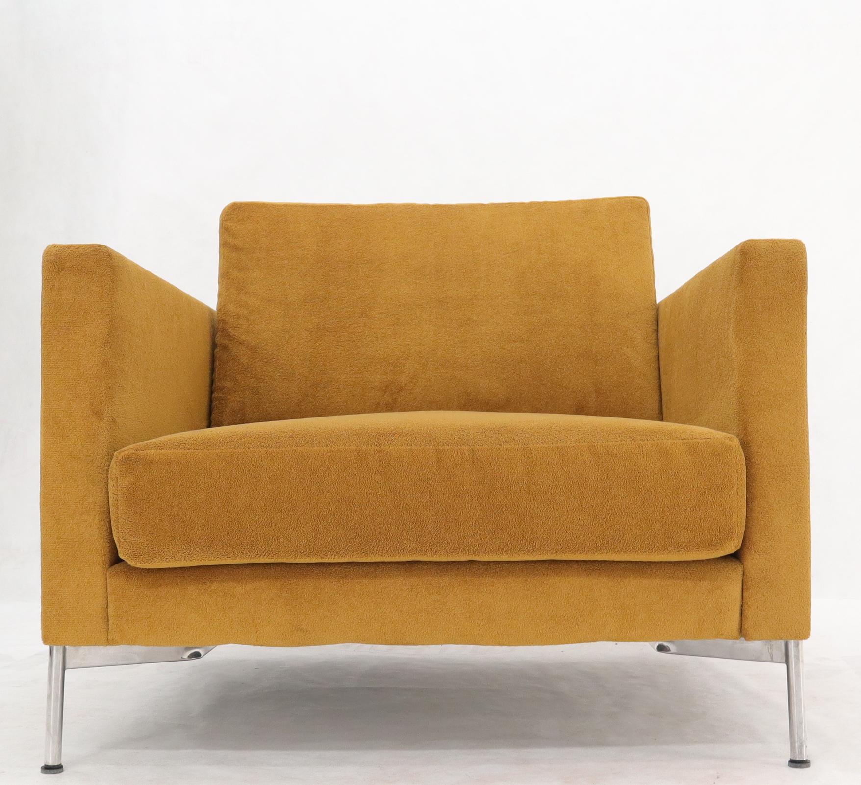 20th Century Knoll Mid-Century Modern Box Shape Lounge Chair For Sale