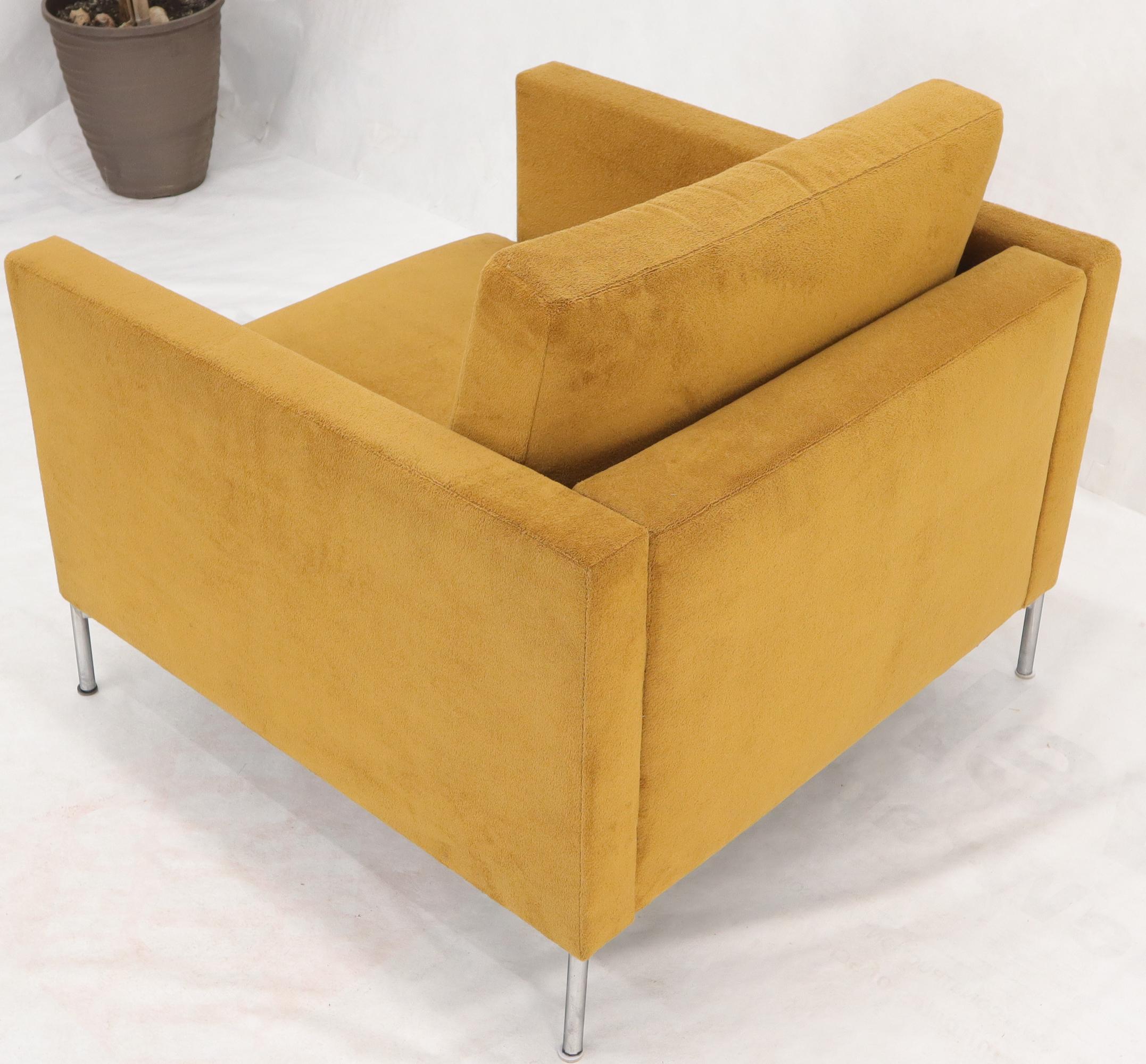 Knoll Mid-Century Modern Box Shape Lounge Chair For Sale 2