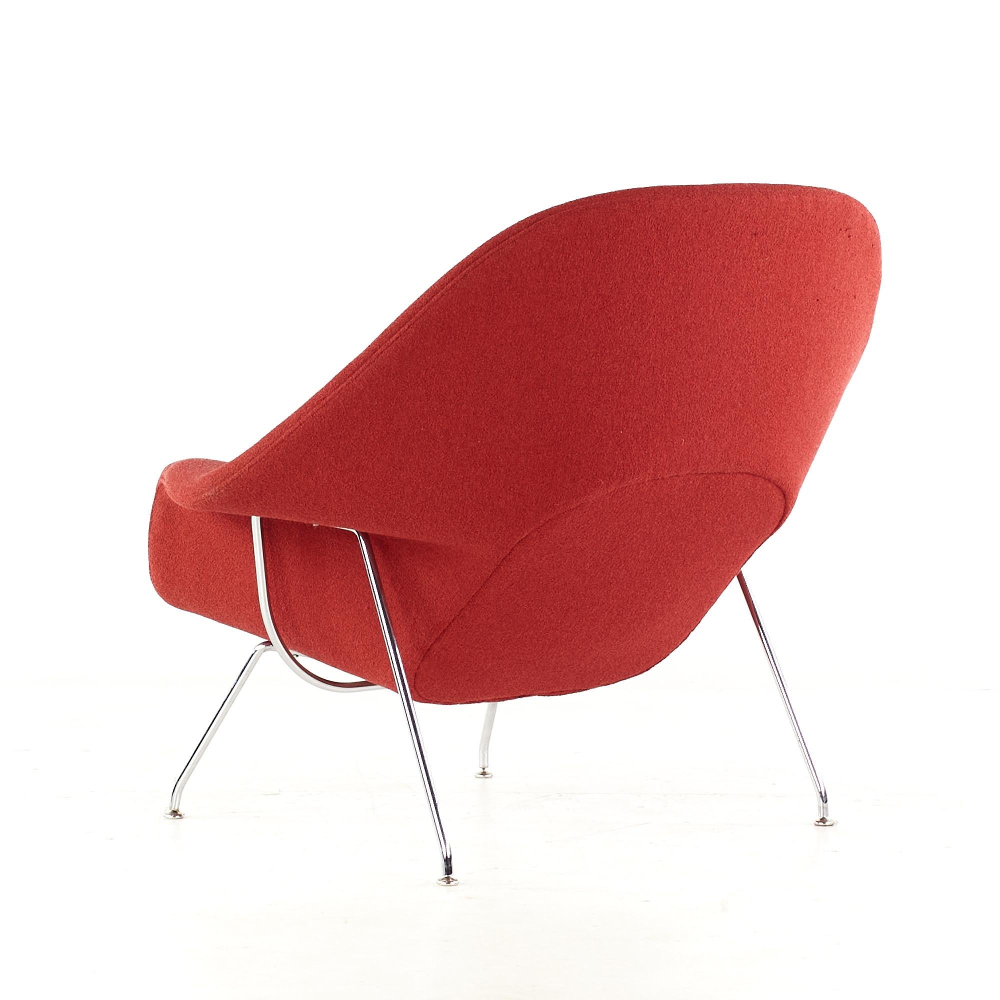 Knoll Mid-Century Womb Chair and Ottoman, Pair 10