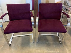 Knoll Mies van der Rohe Brno Flat Bar Chairs