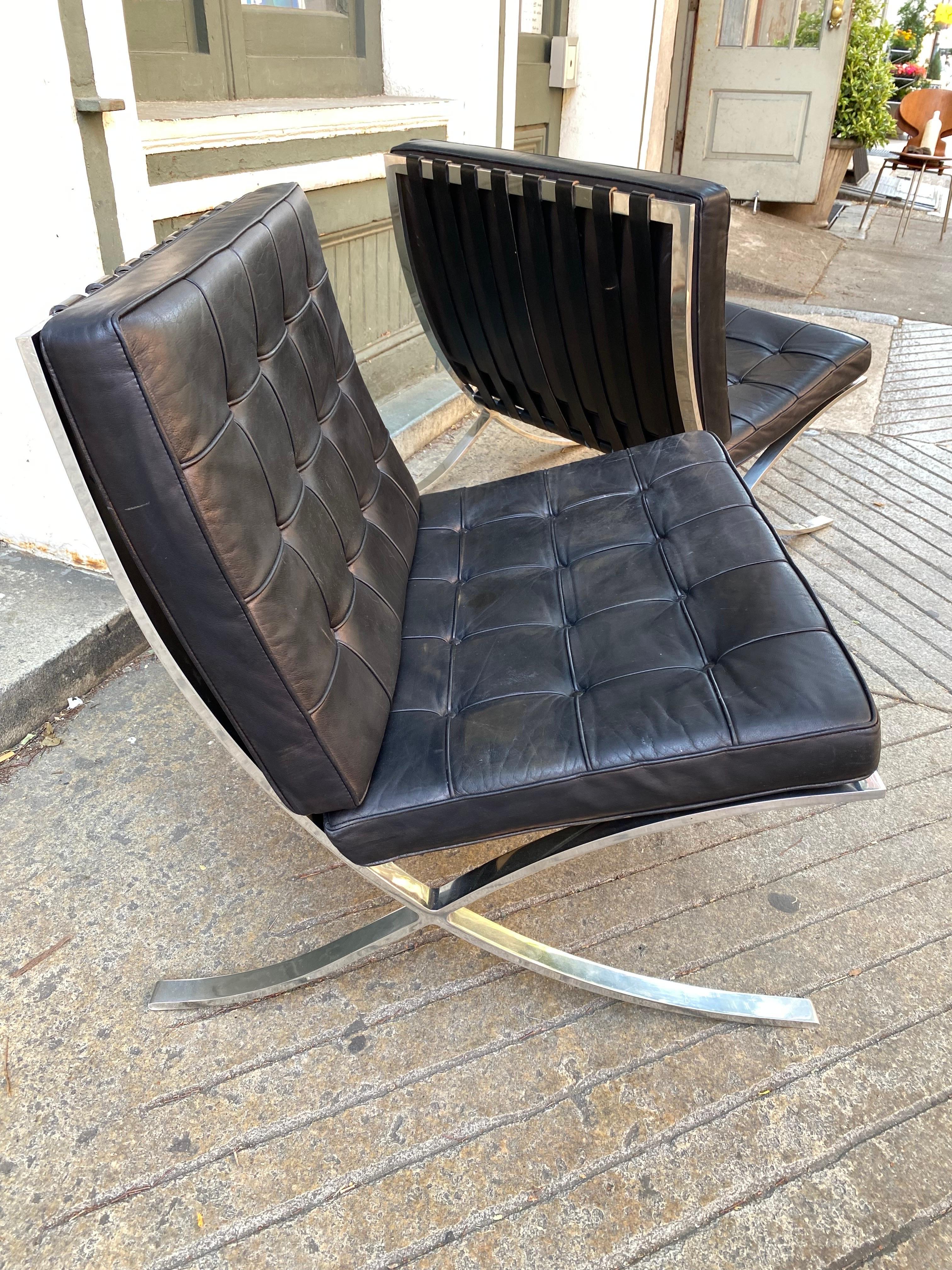 Knoll Mies Van Der Rohe  Barcelona Chair/ ONE LEFT! 6