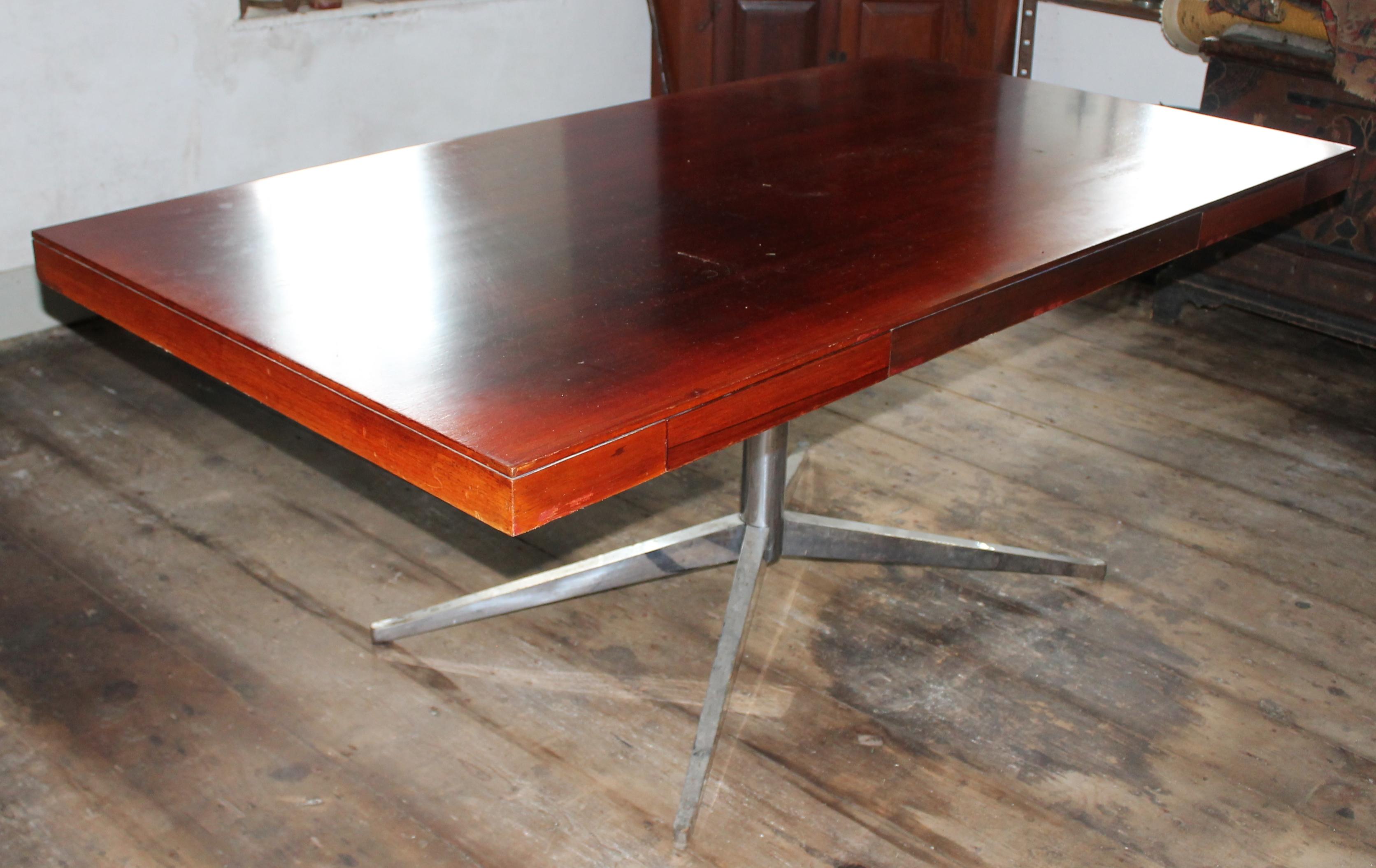 Florence Knoll Rosewood Partners Desk, Dining Table 7