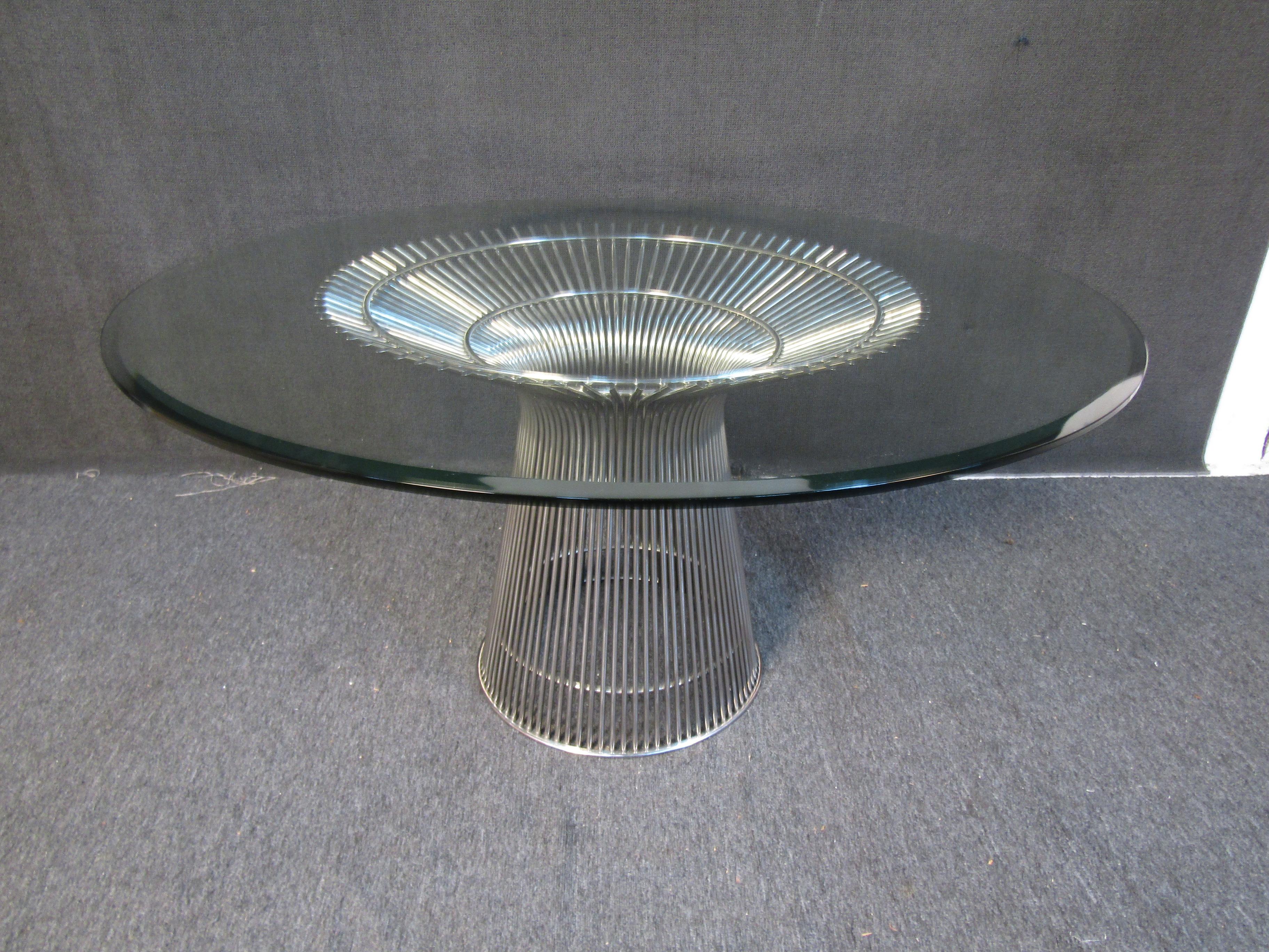 Mid-Century Modern Knoll Platner Dining Table