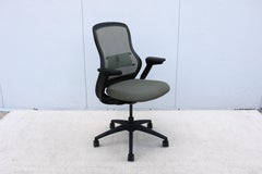 Knoll ReGeneration Chaise de bureau ergonomique entièrement réglable en tissu vert