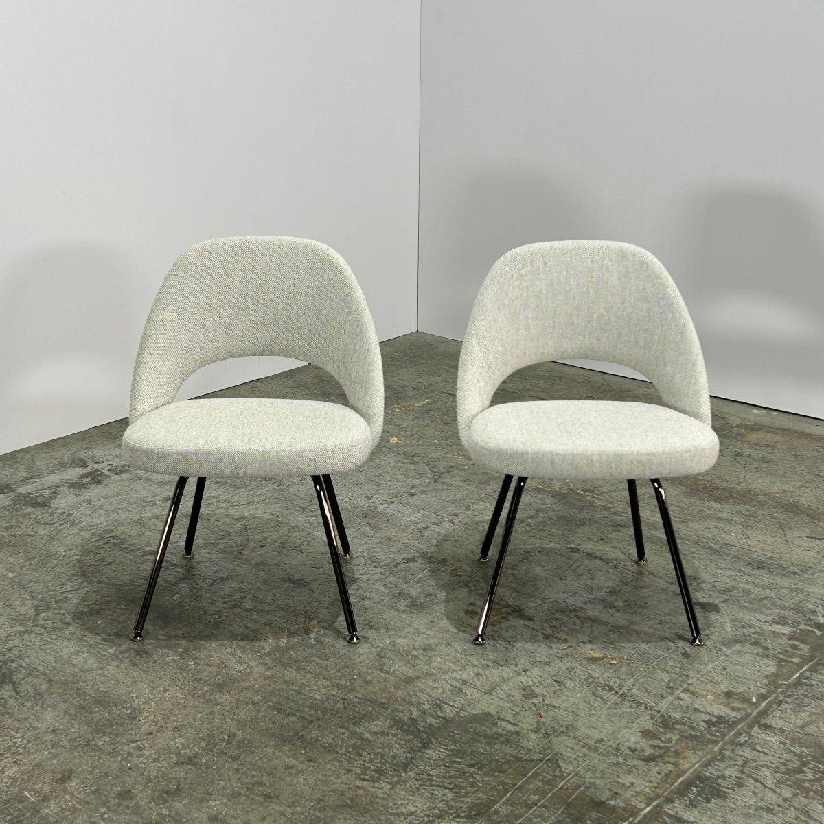 Chaises de conférence Knoll par Eero Saarinen, ensemble de deux en vente 4