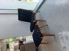 Set di sedie e pouf Risom di Knoll