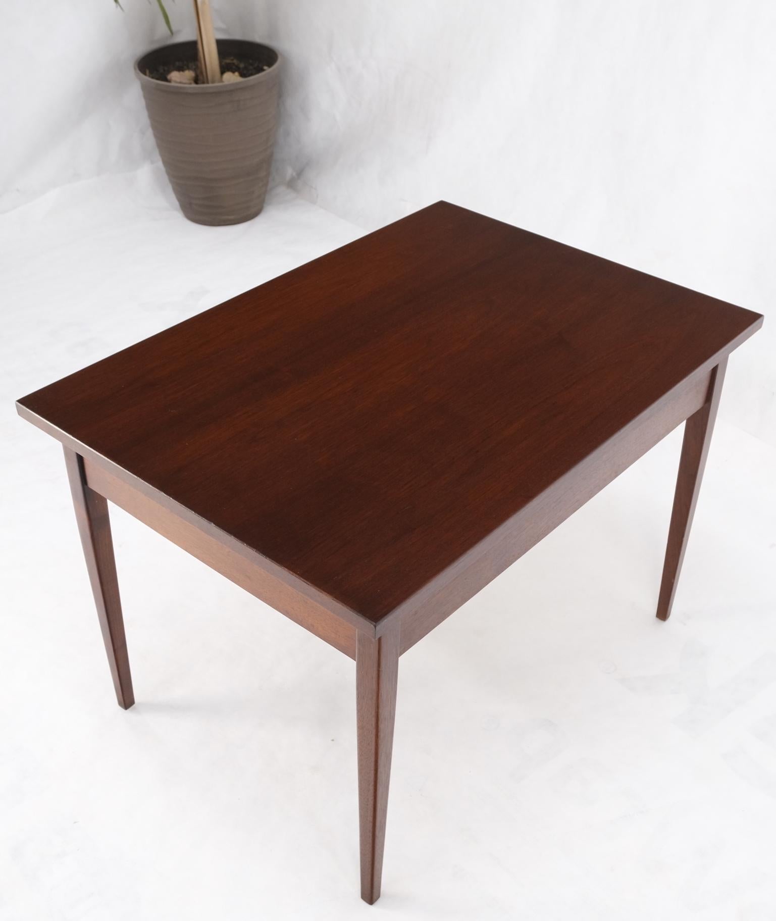 Knoll Risom One Drawer Oiled Walnut Tapered Legs End Side Table Stand Decor Mint For Sale 5