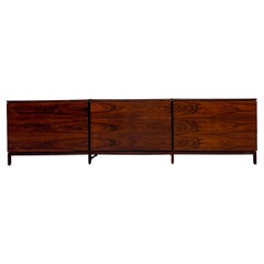 Knoll Rosewood Triple Dresser Chest of Drawers Cabinet 