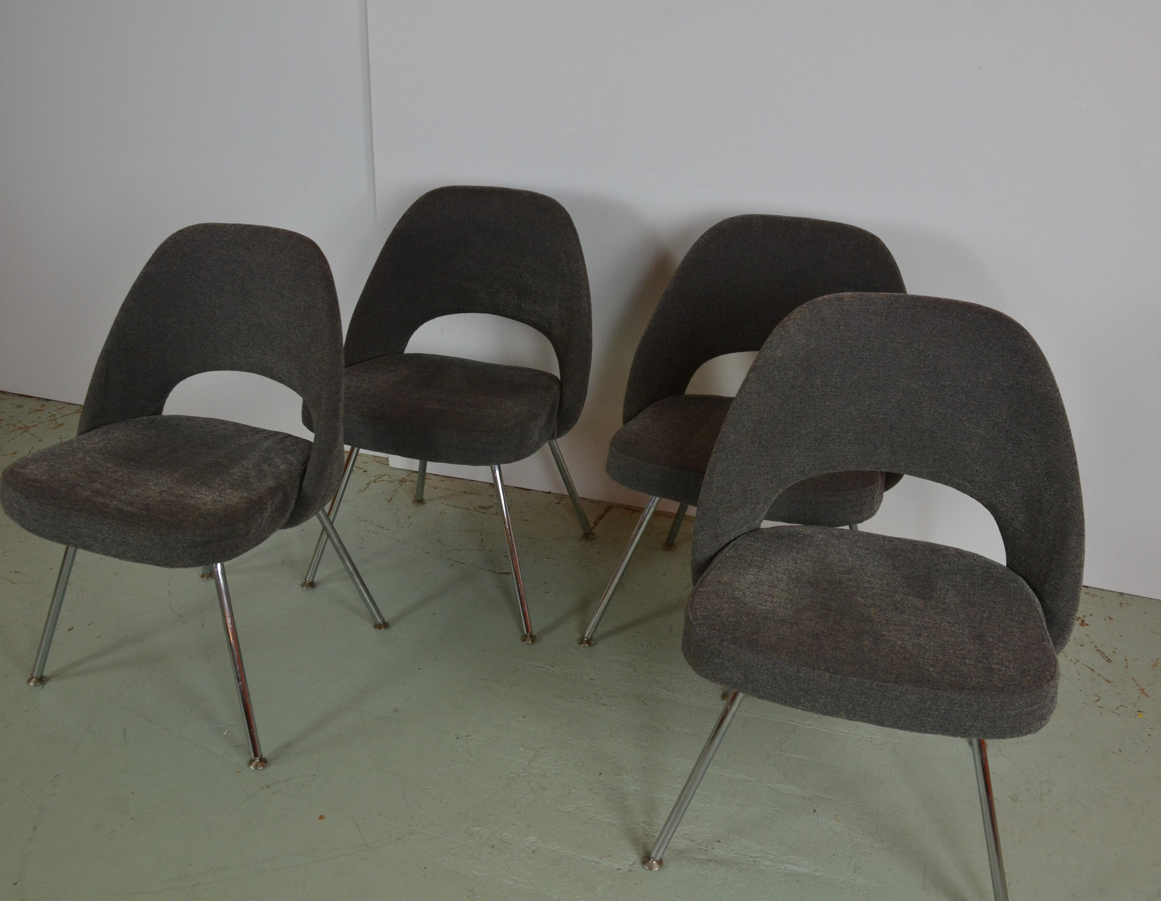 Velvet Knoll Saarinen Chairs