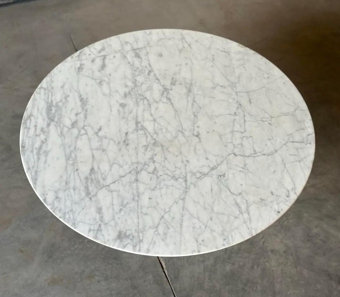 Italian Knoll Saarinen Marble Tulip Coffee Table