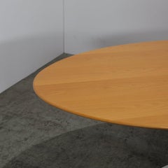 Knoll Saarinen Oak Oval Dining Table