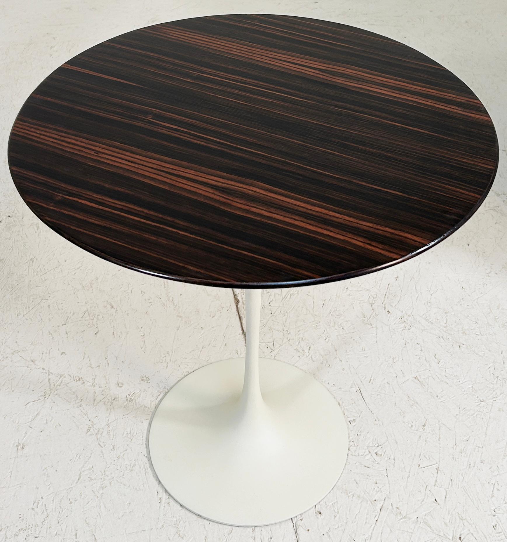 American Knoll Side Table in Ebony For Sale