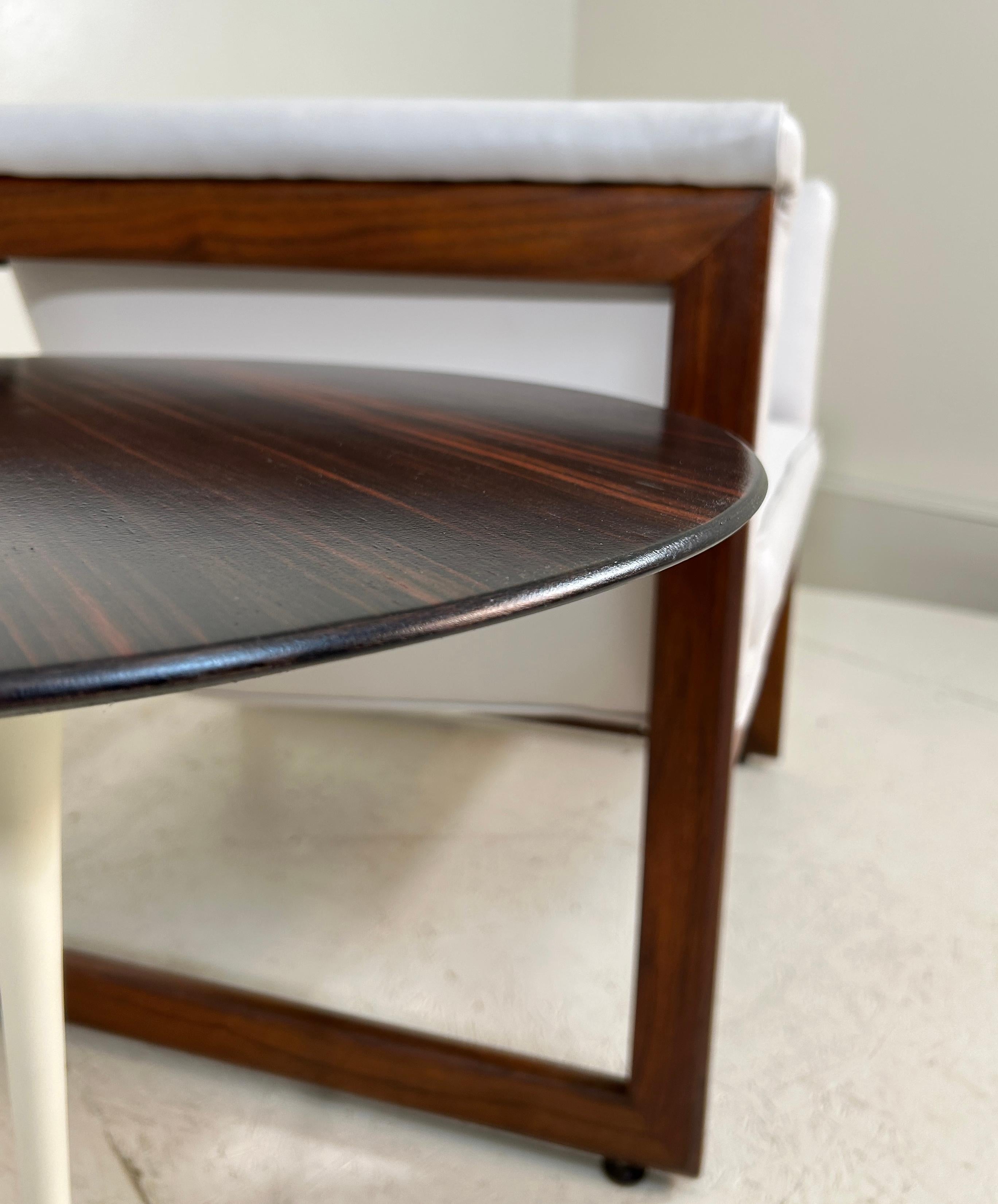 20th Century Knoll Side Table in Ebony For Sale