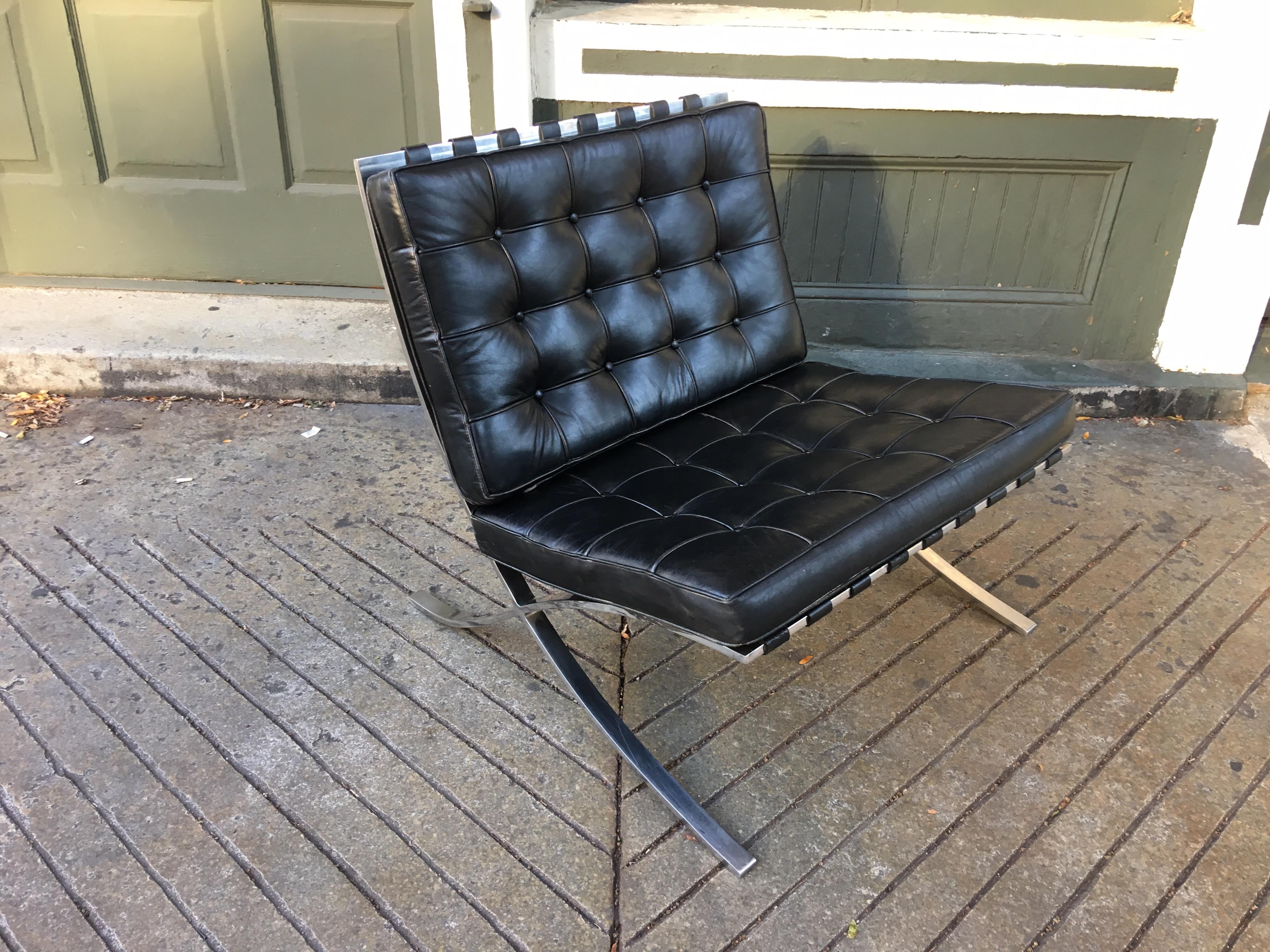 Knoll Stainless Steel Barcelona Chair 6