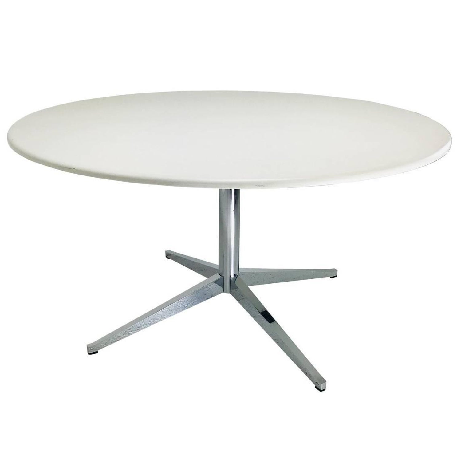 Knoll Starburst Table Base With Corian Table Top At 1stdibs