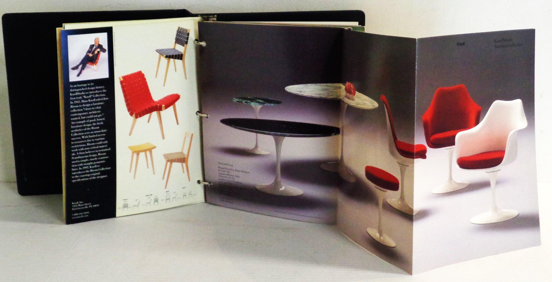 Papier Collection Knoll Studio - Binder - Catalogues - liste de prix - Année 2000 en vente
