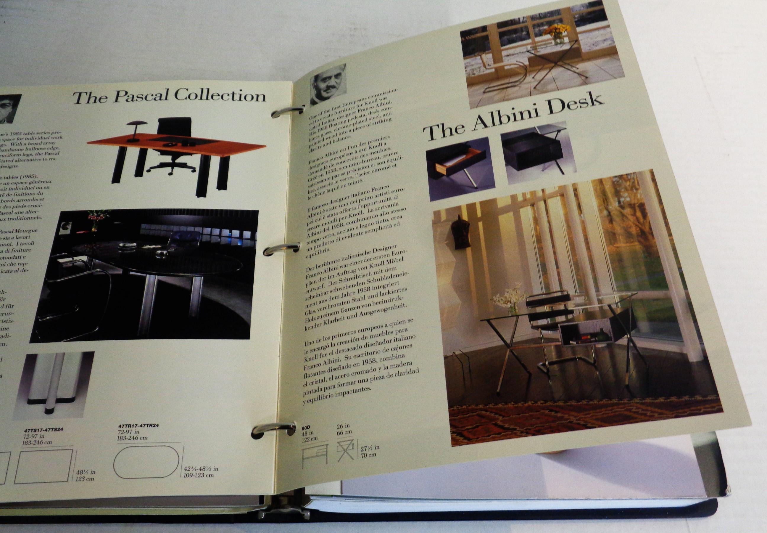 Knoll Studio Collection - Binder - Catalogues - Price List - Year 2000 For Sale 5