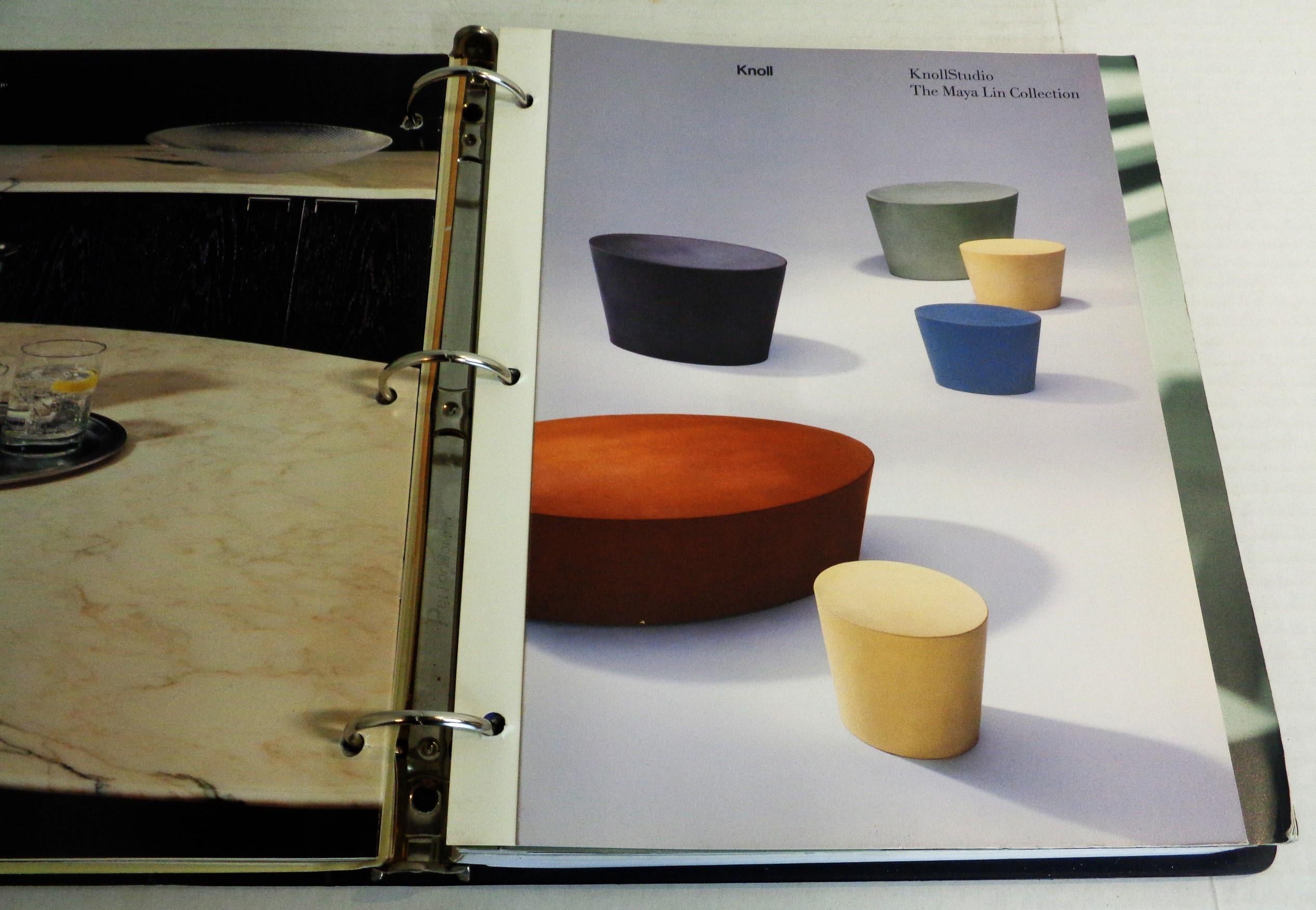Knoll Studio Collection - Binder - Catalogues - Price List - Year 2000 For Sale 7