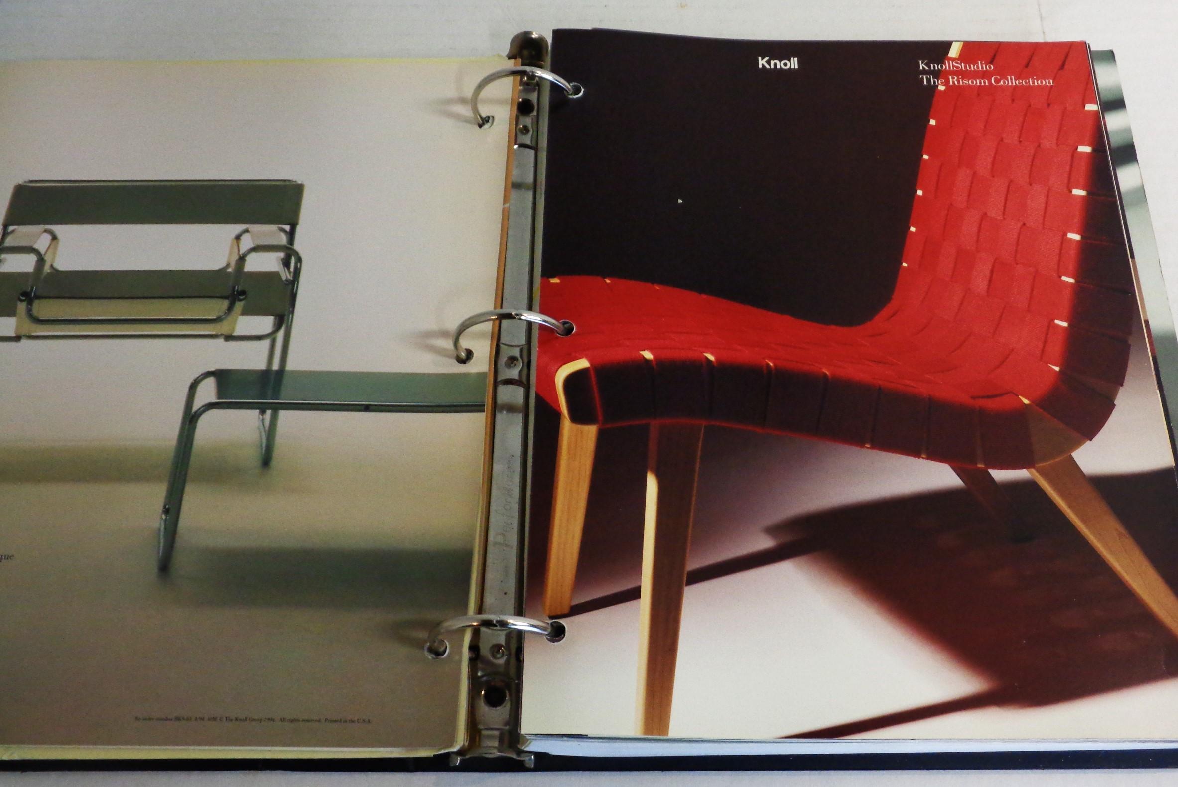 Contemporary Knoll Studio Collection - Binder - Catalogues - Price List - Year 2000 For Sale