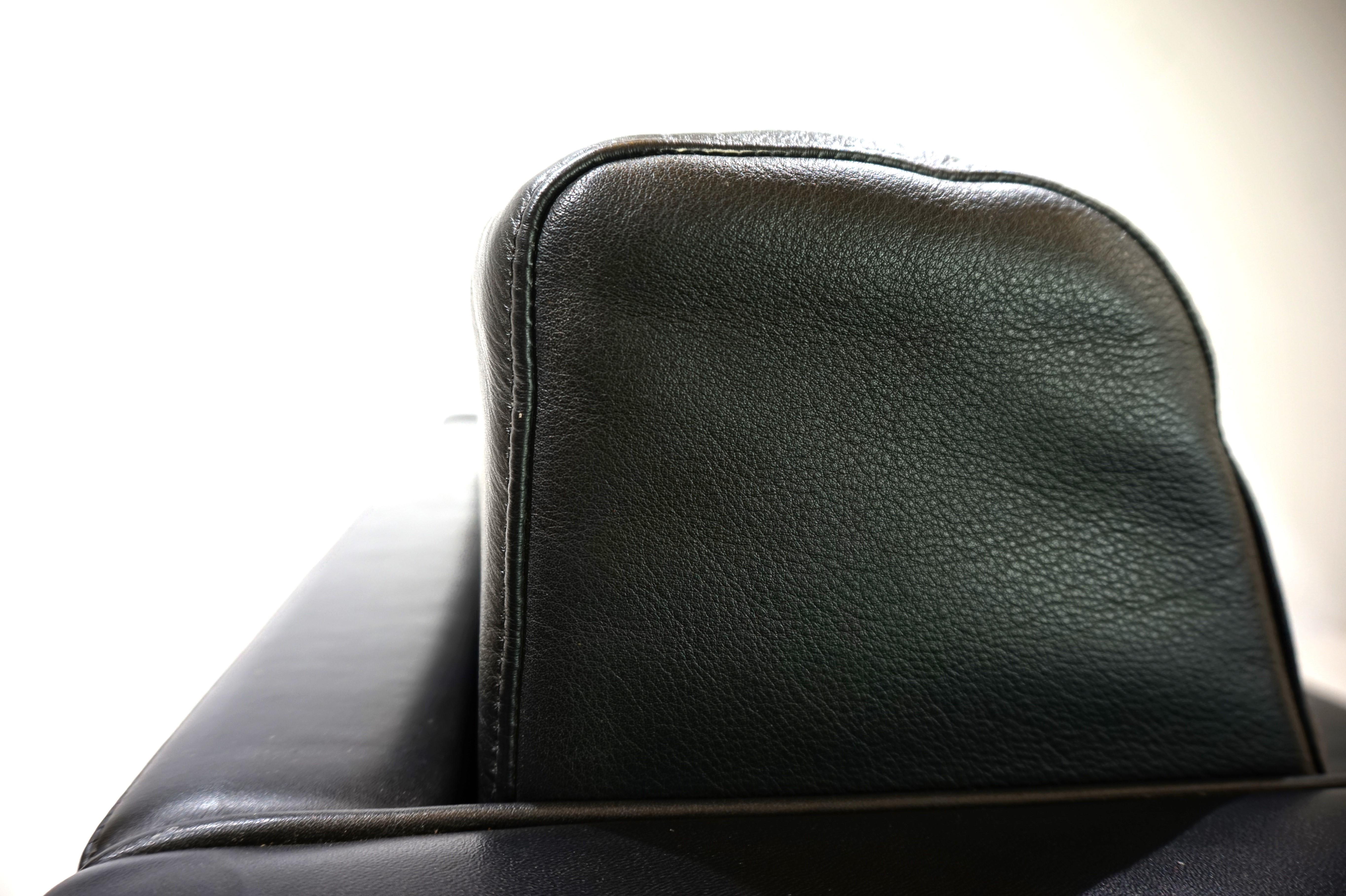 Knoll Studio Line leather armchair by Jürgen Lange, 1970 For Sale 9
