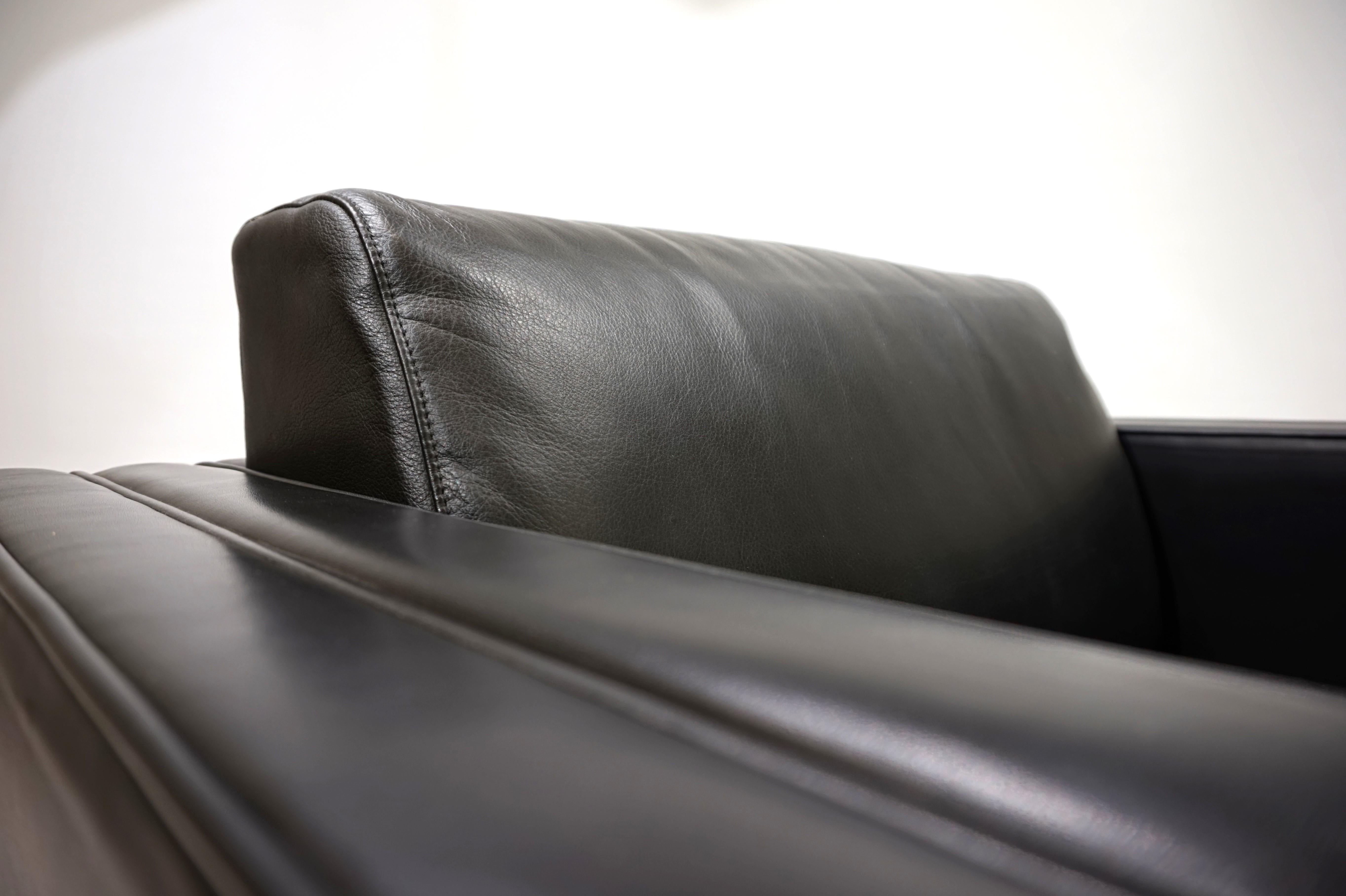 Knoll Studio Line leather armchair by Jürgen Lange, 1970 For Sale 1