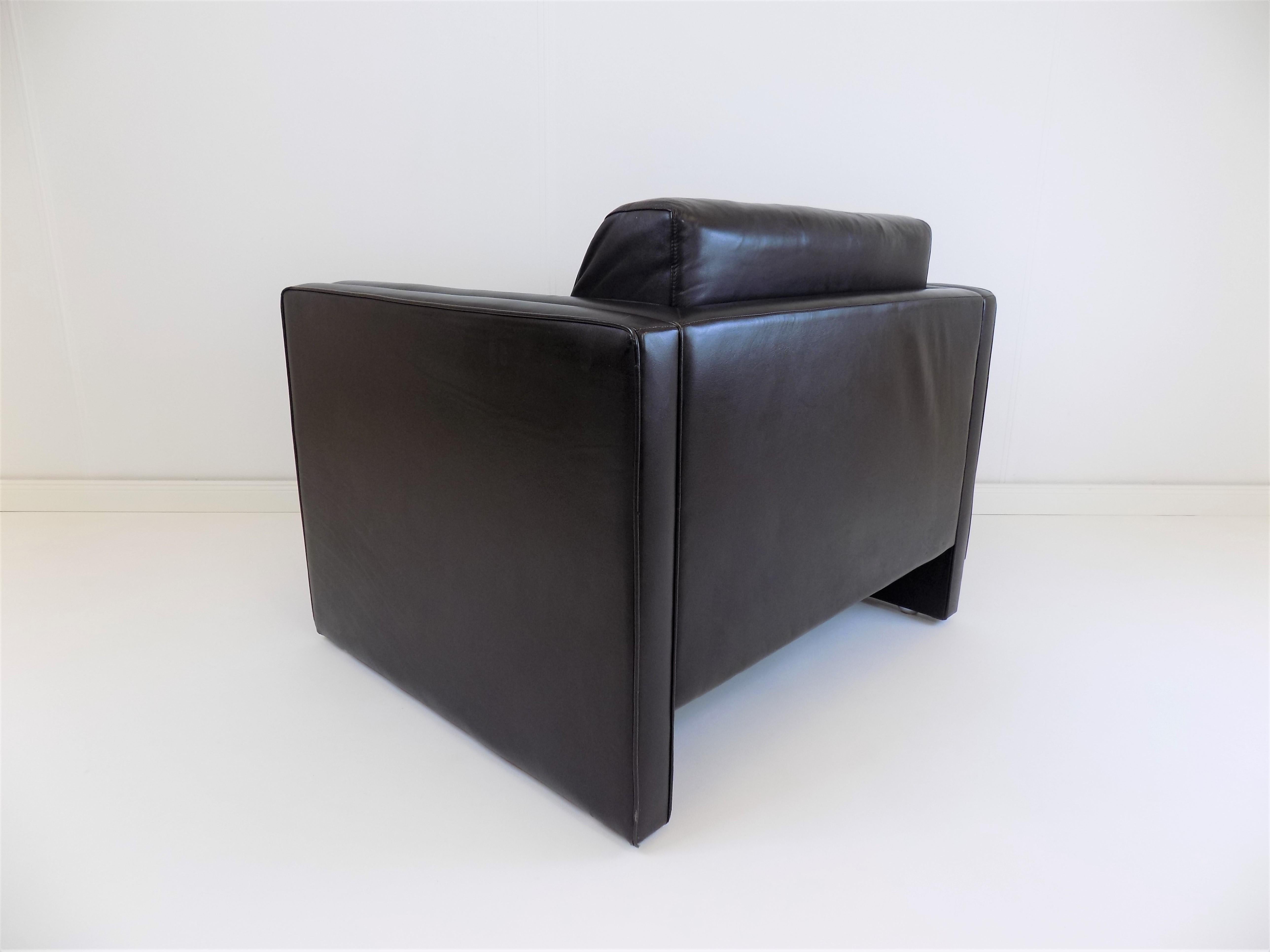 Knoll Studio Line Leather Armchair by Jürgen Lange 3