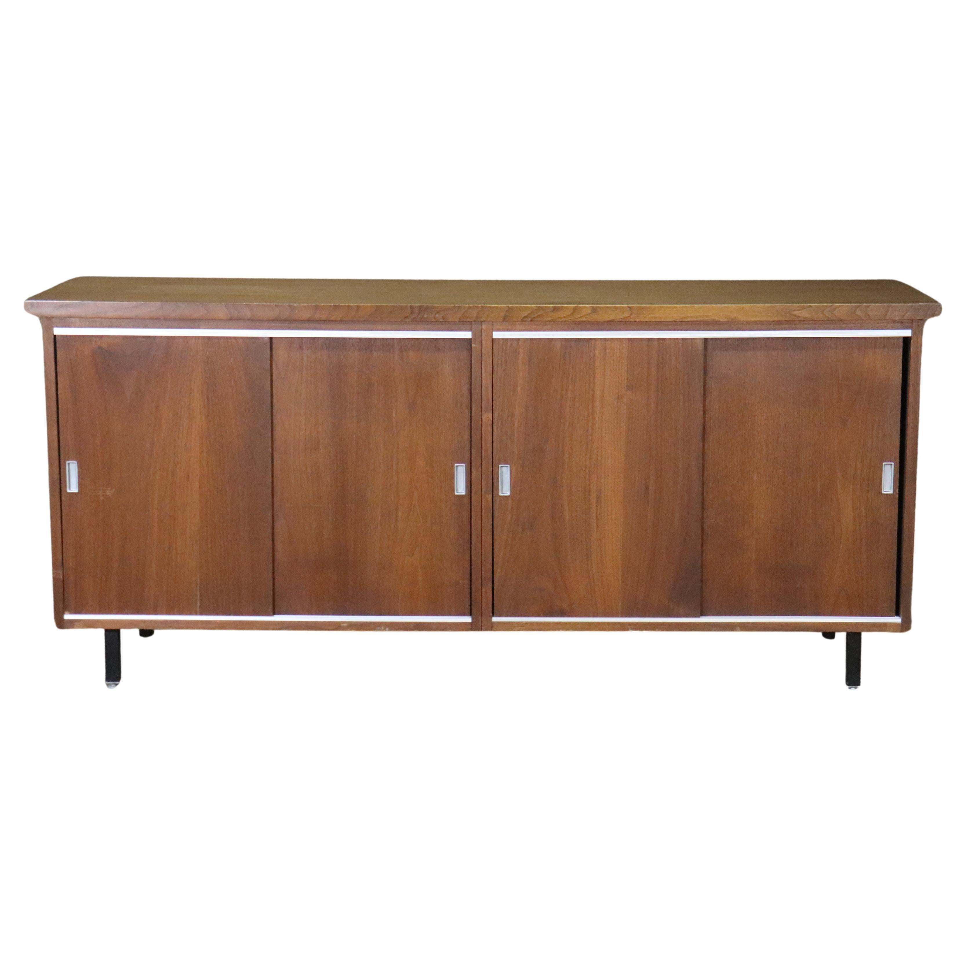 Knoll Style Mid-Century Office Cabinet For Sale