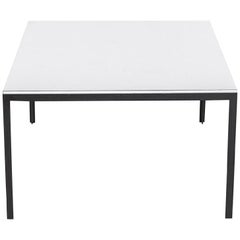  Knoll T-Angle Minimal Black & White Table 1952 Mid-Century YEAR-END CLEARANCE