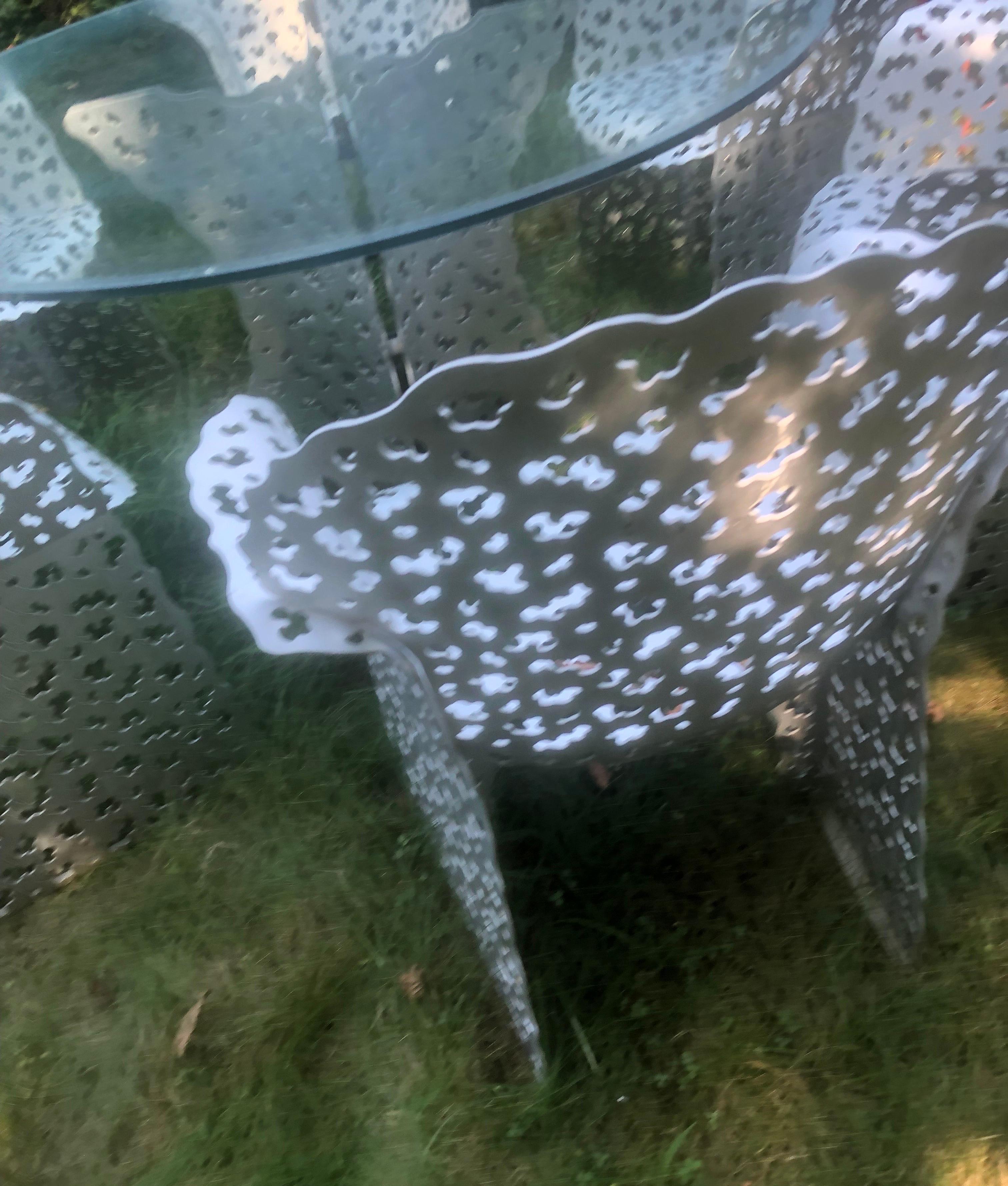 Juego de comedor Knoll Topiary de Richard Schultz... Seis sillas y mesa de comedor en venta 1