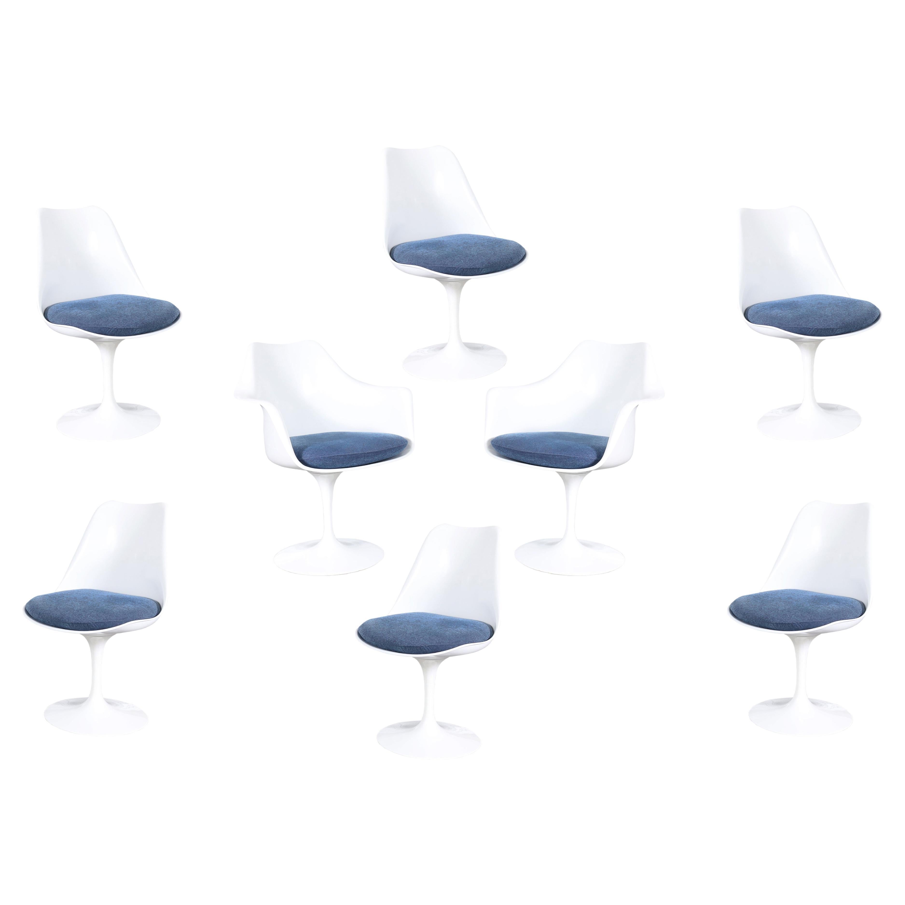 Knoll "Tulip" Dining Chairs by Eero Saarinen