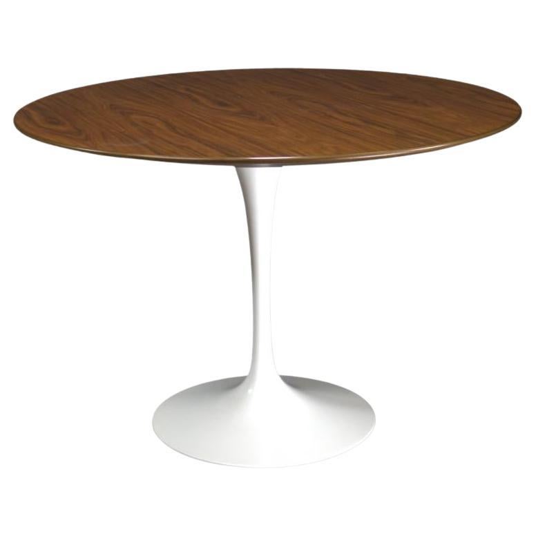 Knoll Tulip Round Dining Table with Wood Top