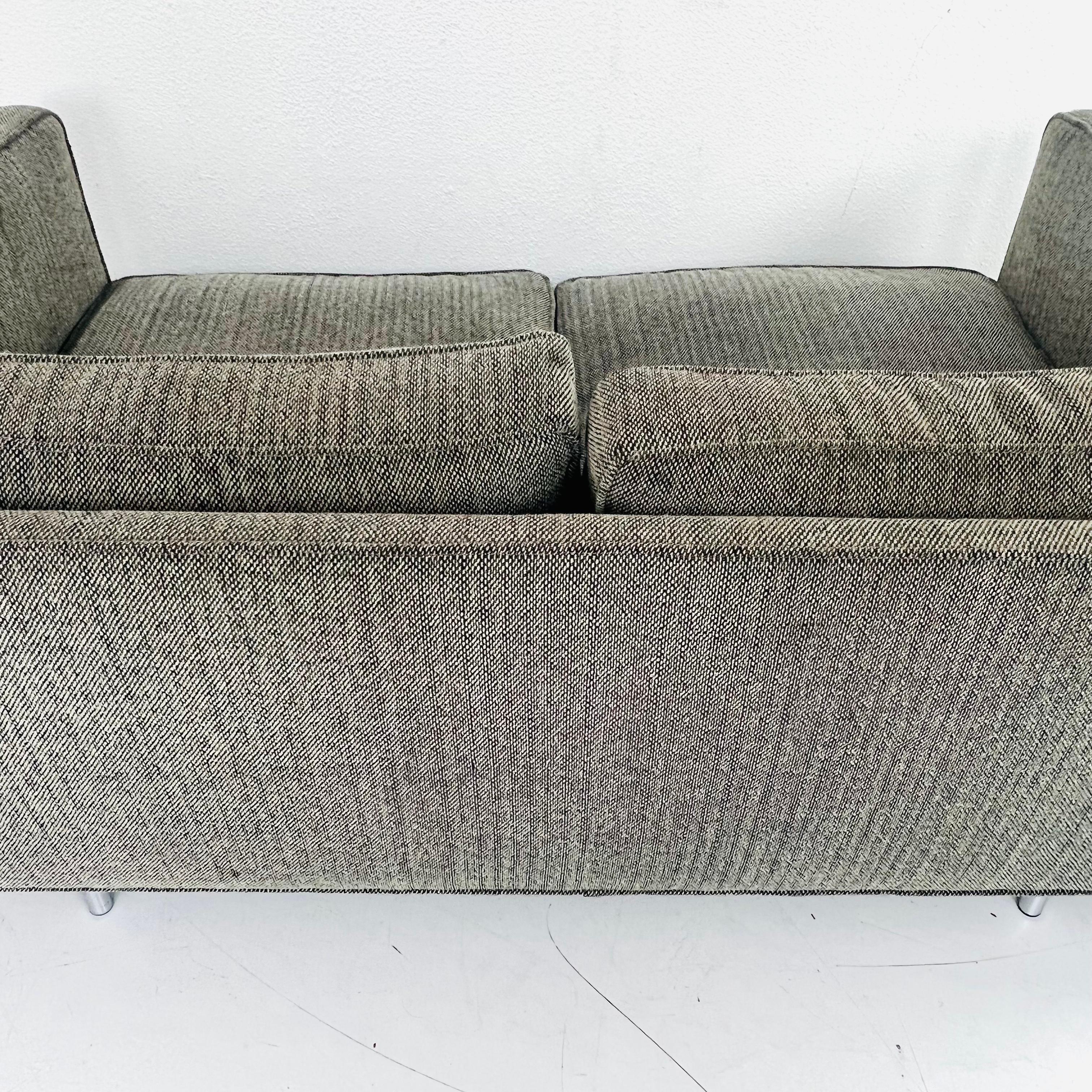 Knoll Two Seat Cube Sofa For Sale 3