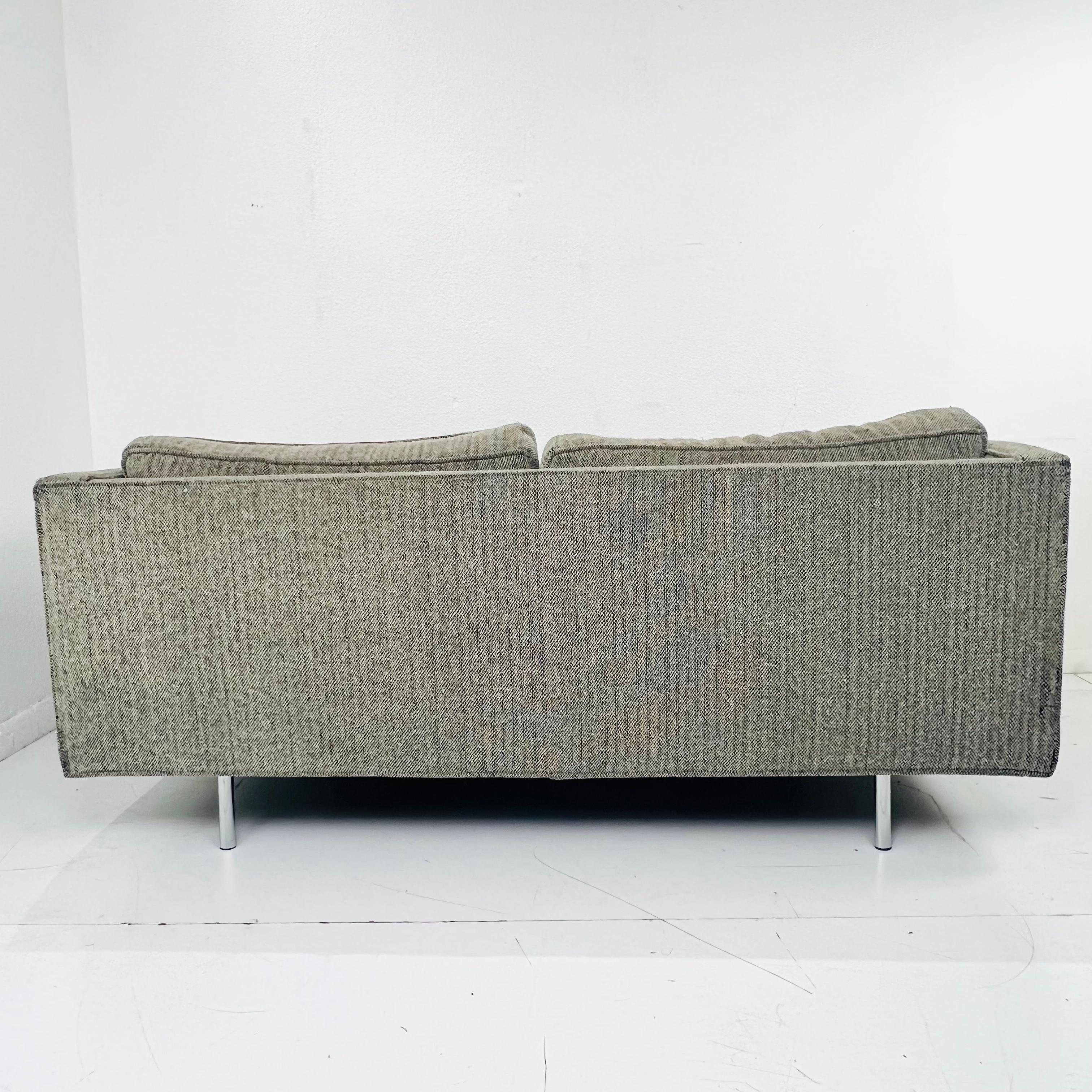 Knoll Two Seat Cube Sofa For Sale 1