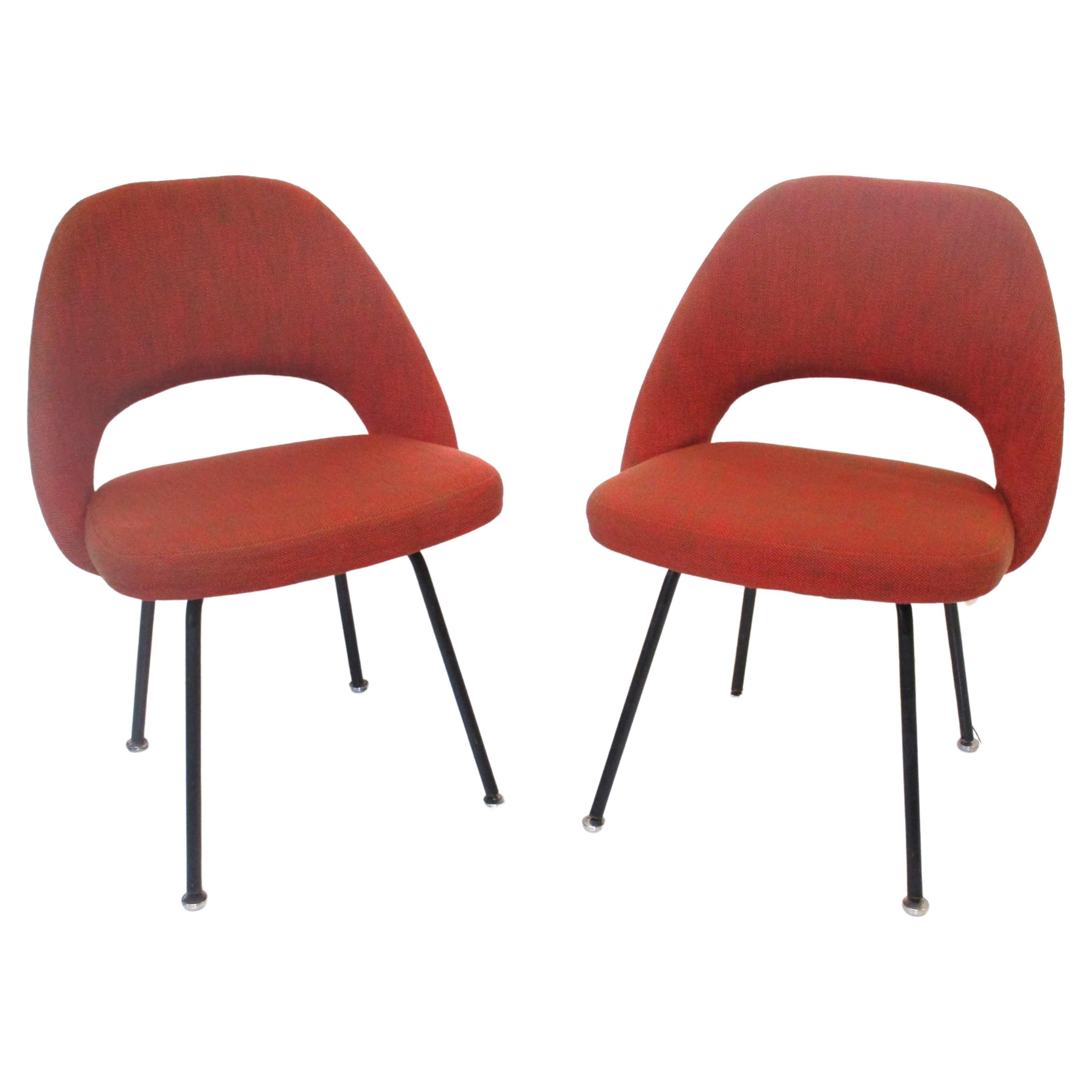 Knoll Upholstered Executive Chairs by Eero Saarinen
