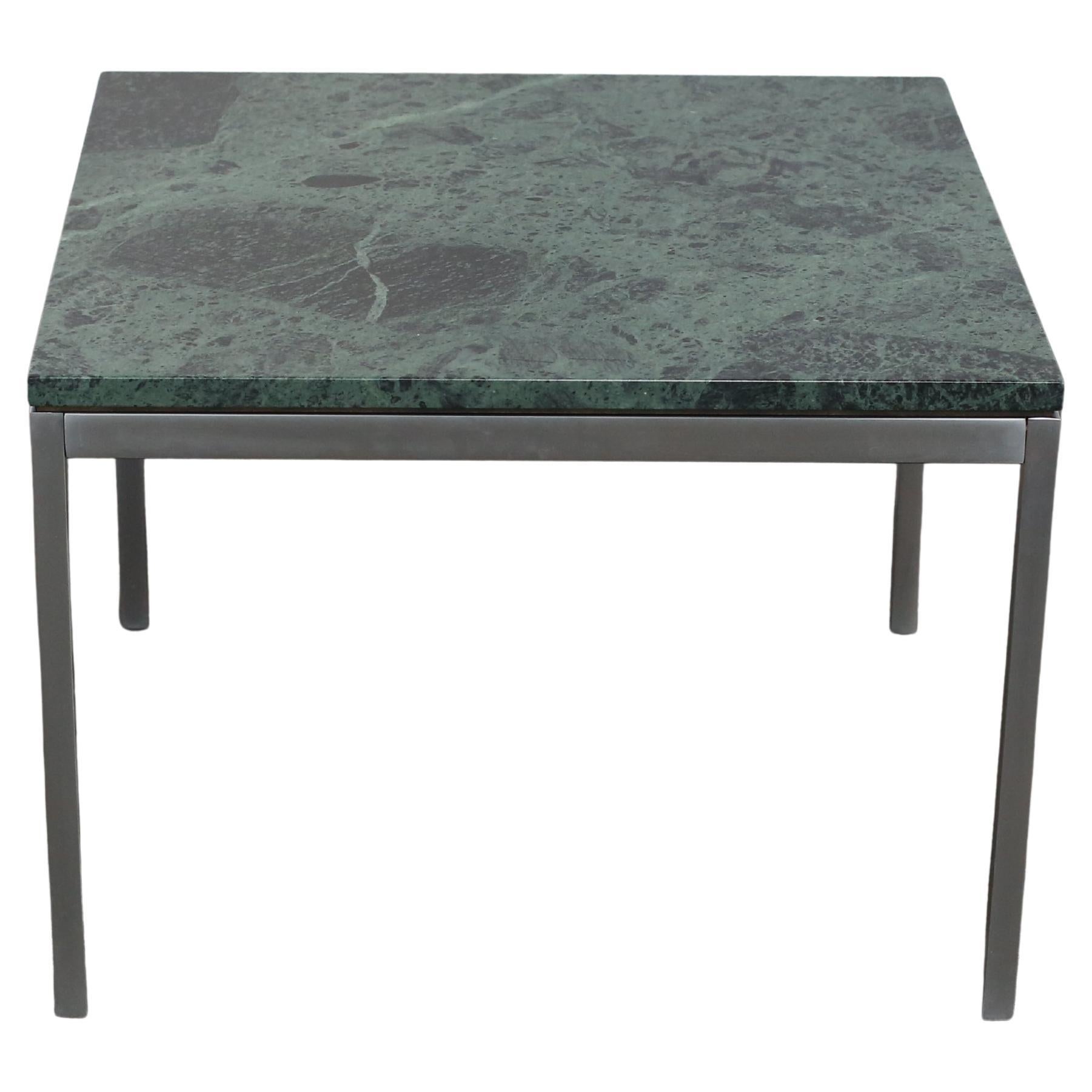 Knoll Verde Alpi Marble Low Table in vendita